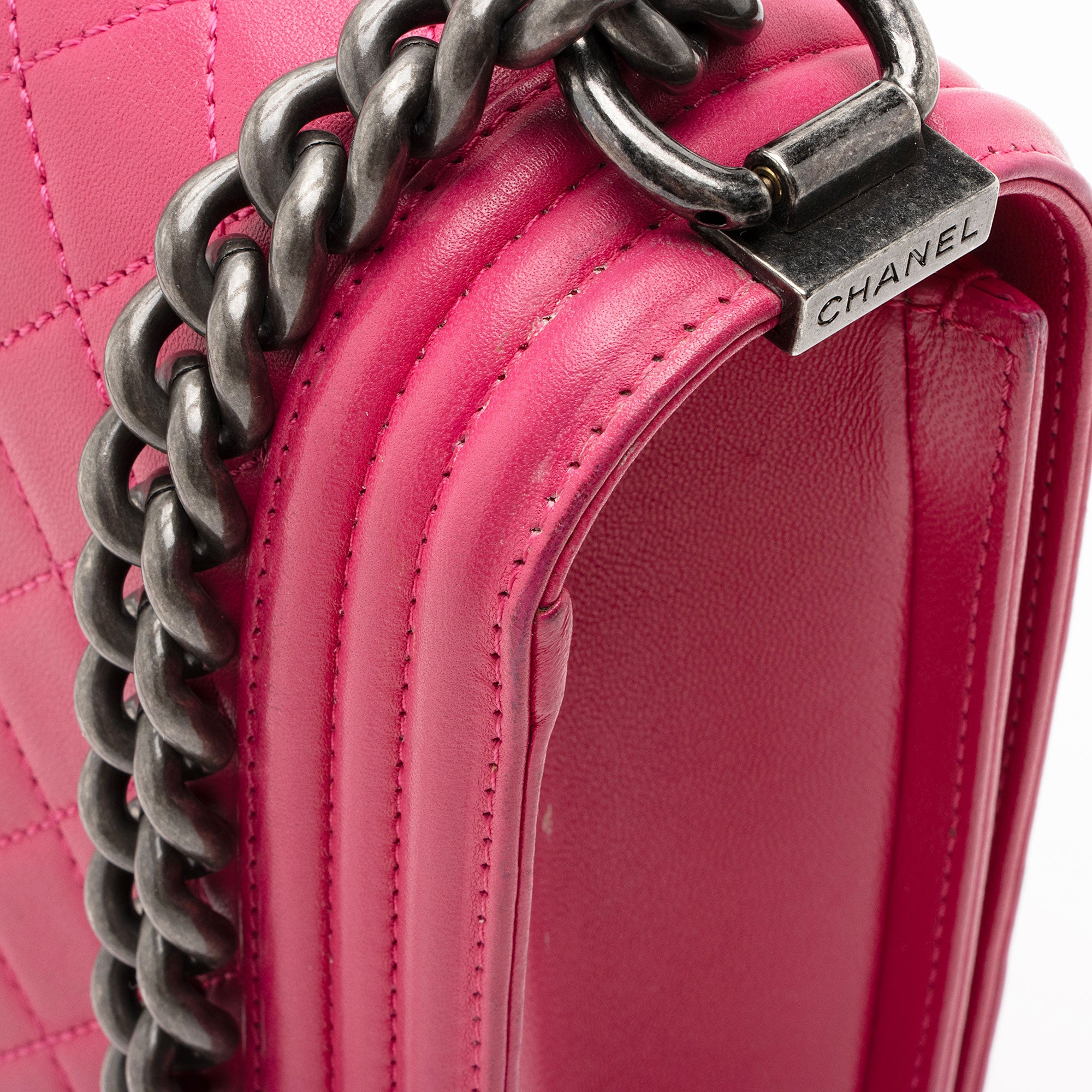 Chanel Lambskin New Medium Boy Bag