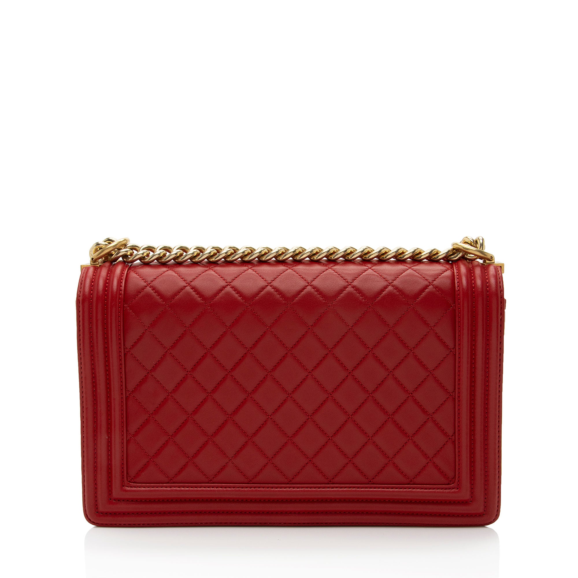 Chanel Lambskin New Medium Boy Bag