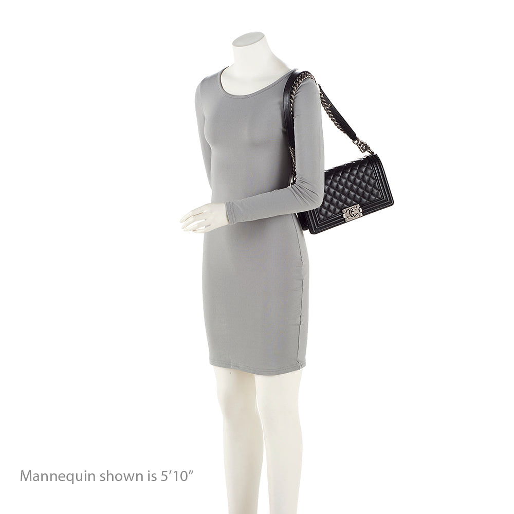 Chanel Lambskin Old Medium Boy Bag (SHF-hdtBBY)