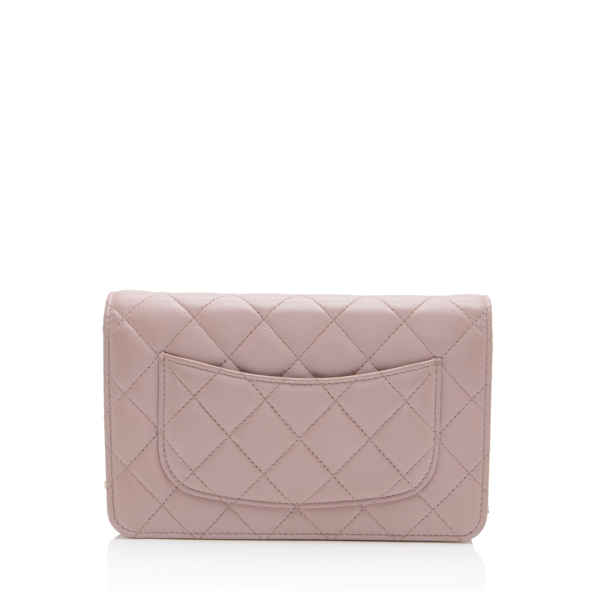 Chanel Lambskin Pearl CC Wallet on Chain (SHF-xRqAN6)