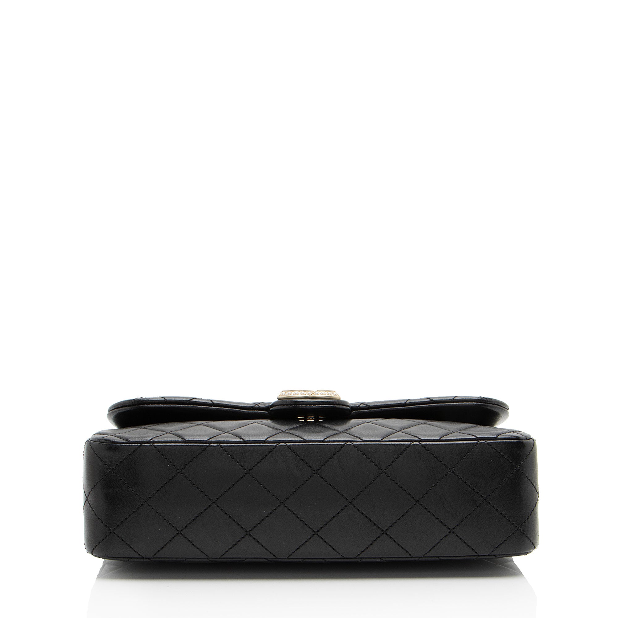 Chanel Lambskin Pearl CC Westminster Medium Flap Bag (SHF-UG5hqQ)