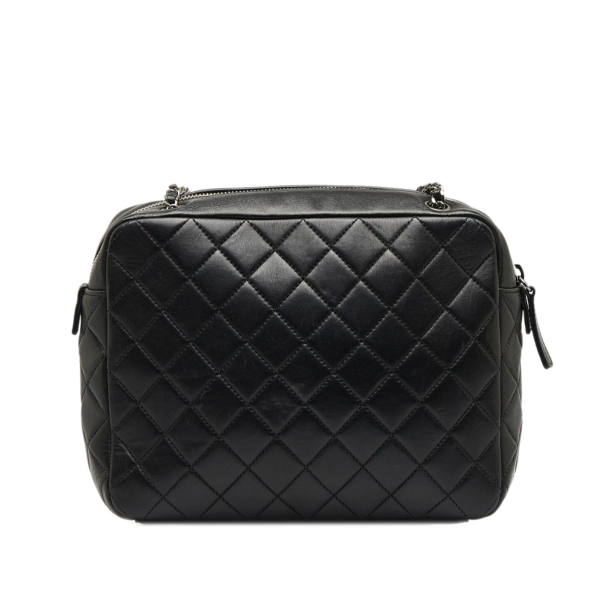 Chanel Lambskin Plexiglass Evening Art Camera Bag (SHG-9R3P43)