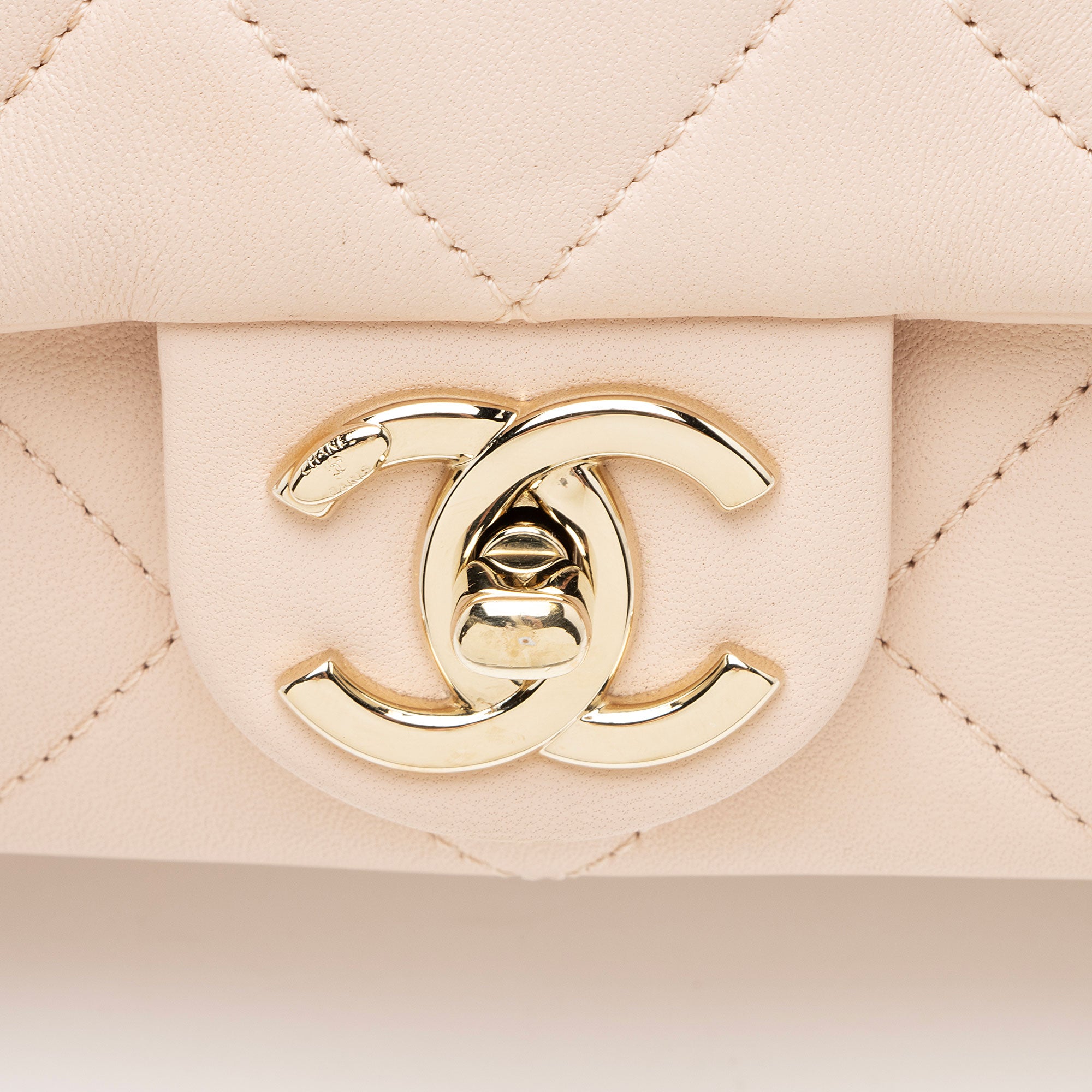 Chanel Lambskin Resin Elegant Chain Flap Bag