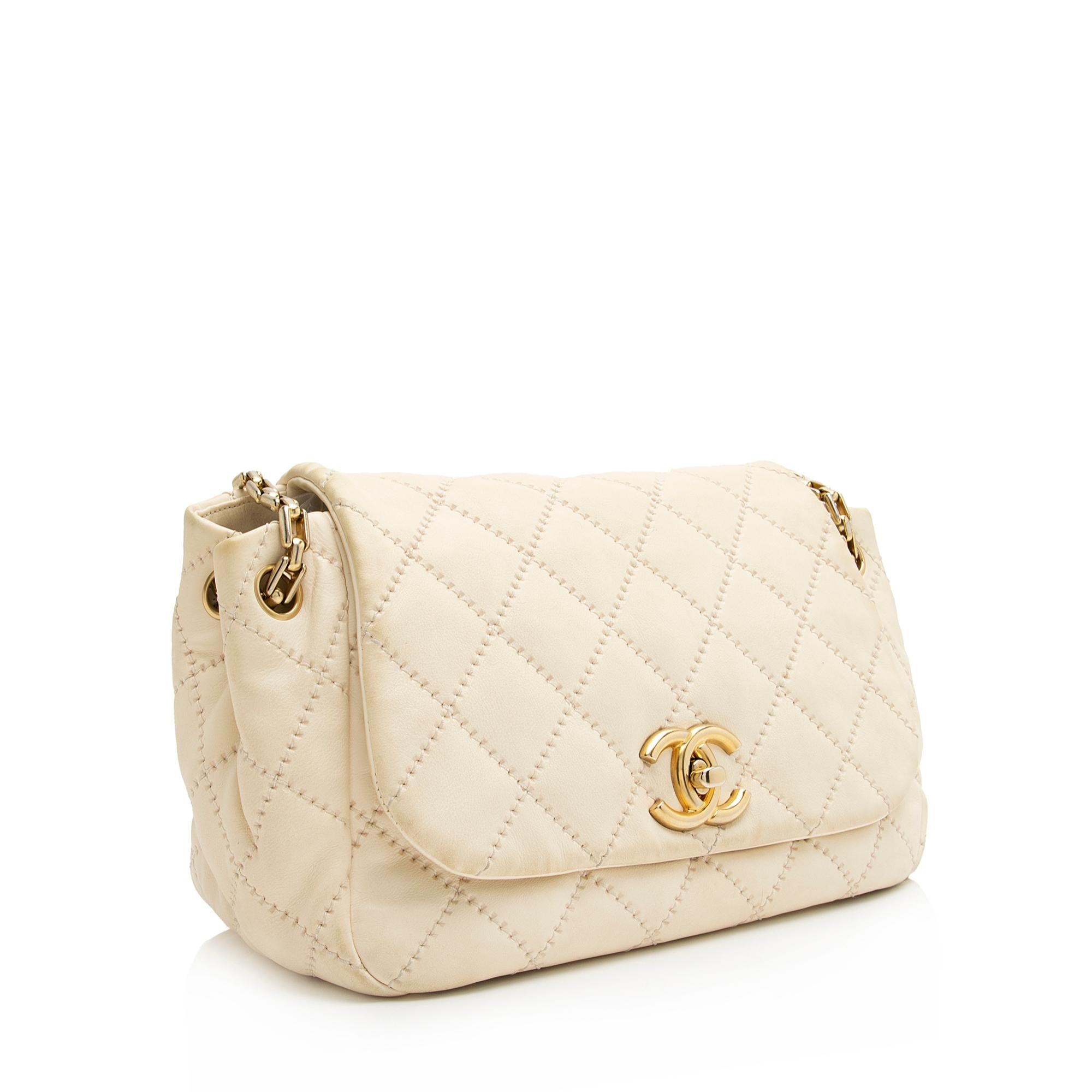 Chanel Lambskin Retro Chain Accordion Flap Bag (SHF-23788)