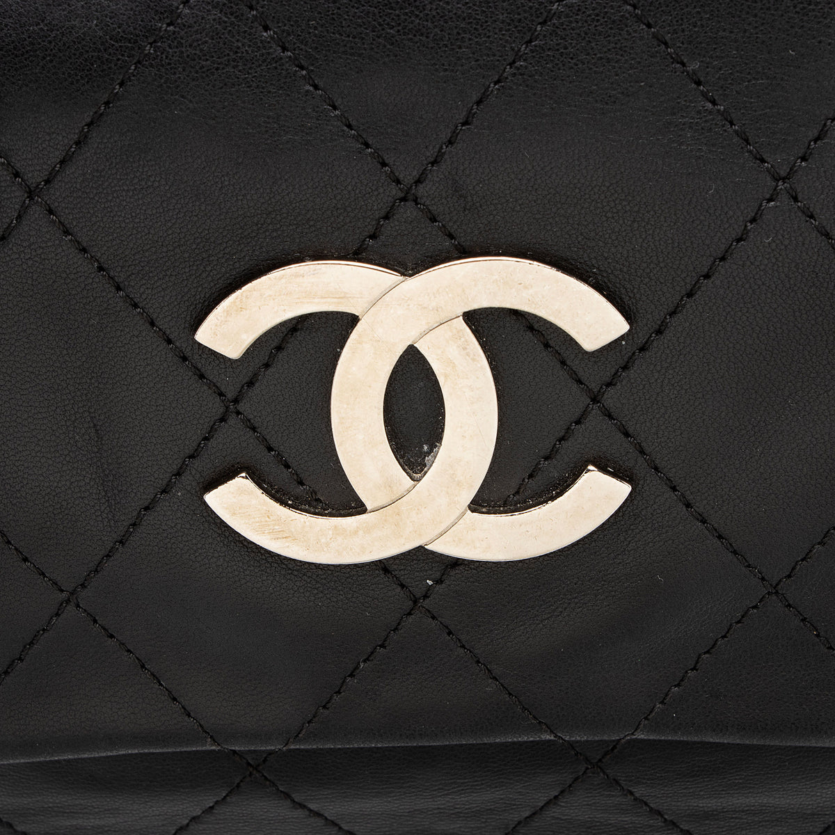 Chanel Lambskin Sharpei Bowler Bag
