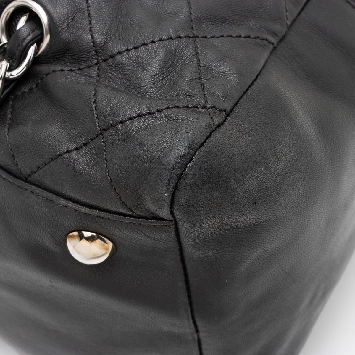 Chanel Lambskin Sharpei Bowler Bag
