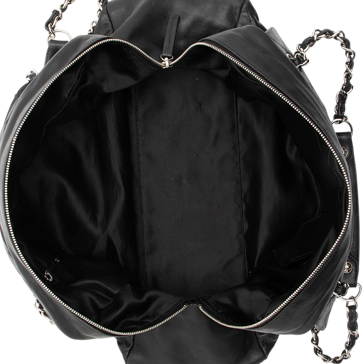 Chanel Lambskin Sharpei Bowler Bag