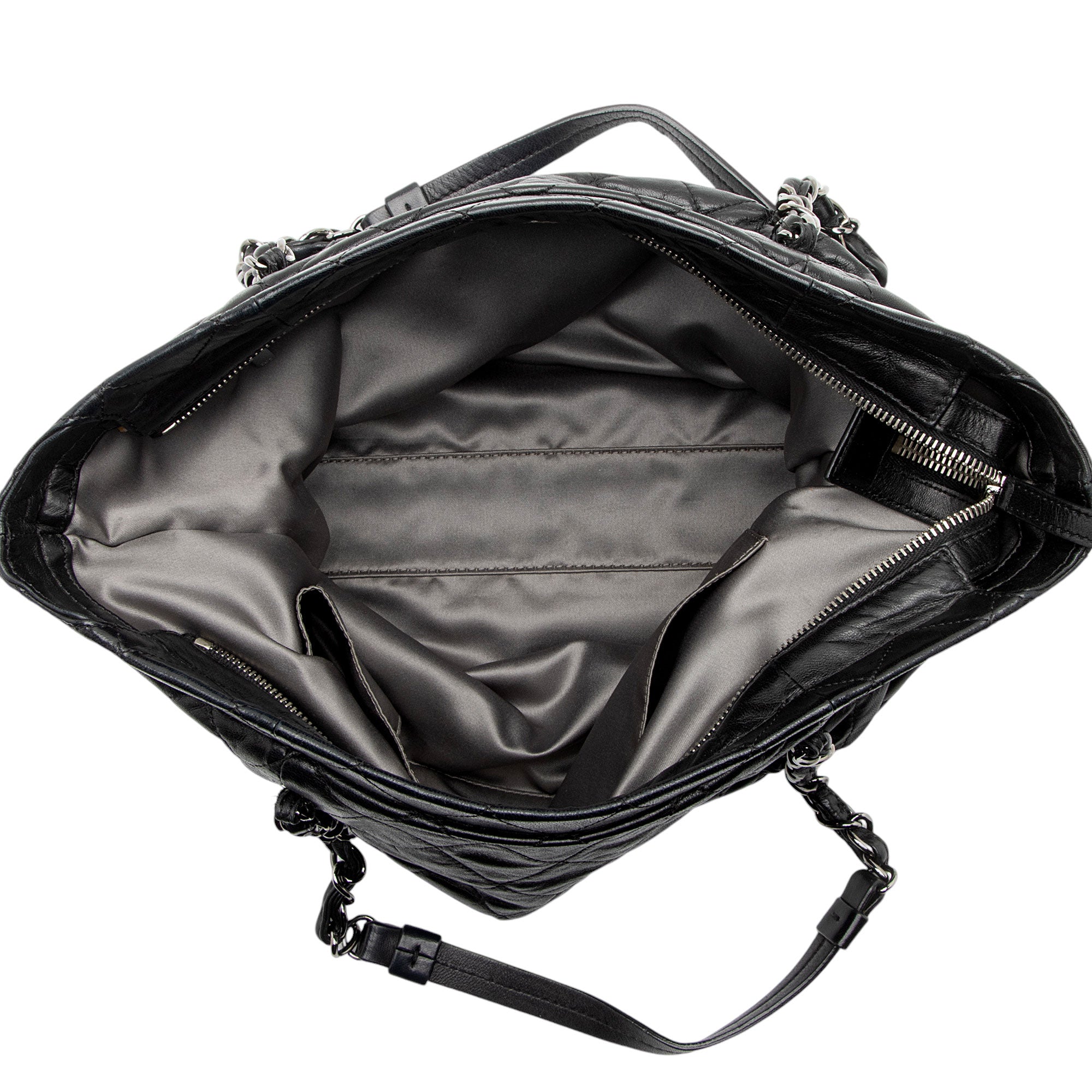 Chanel Lambskin Sharpei N/S Tote