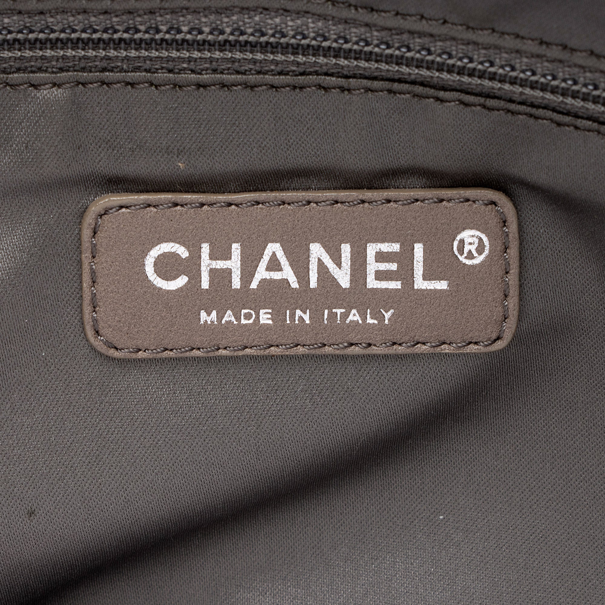 Chanel Lambskin Sharpei N/S Tote