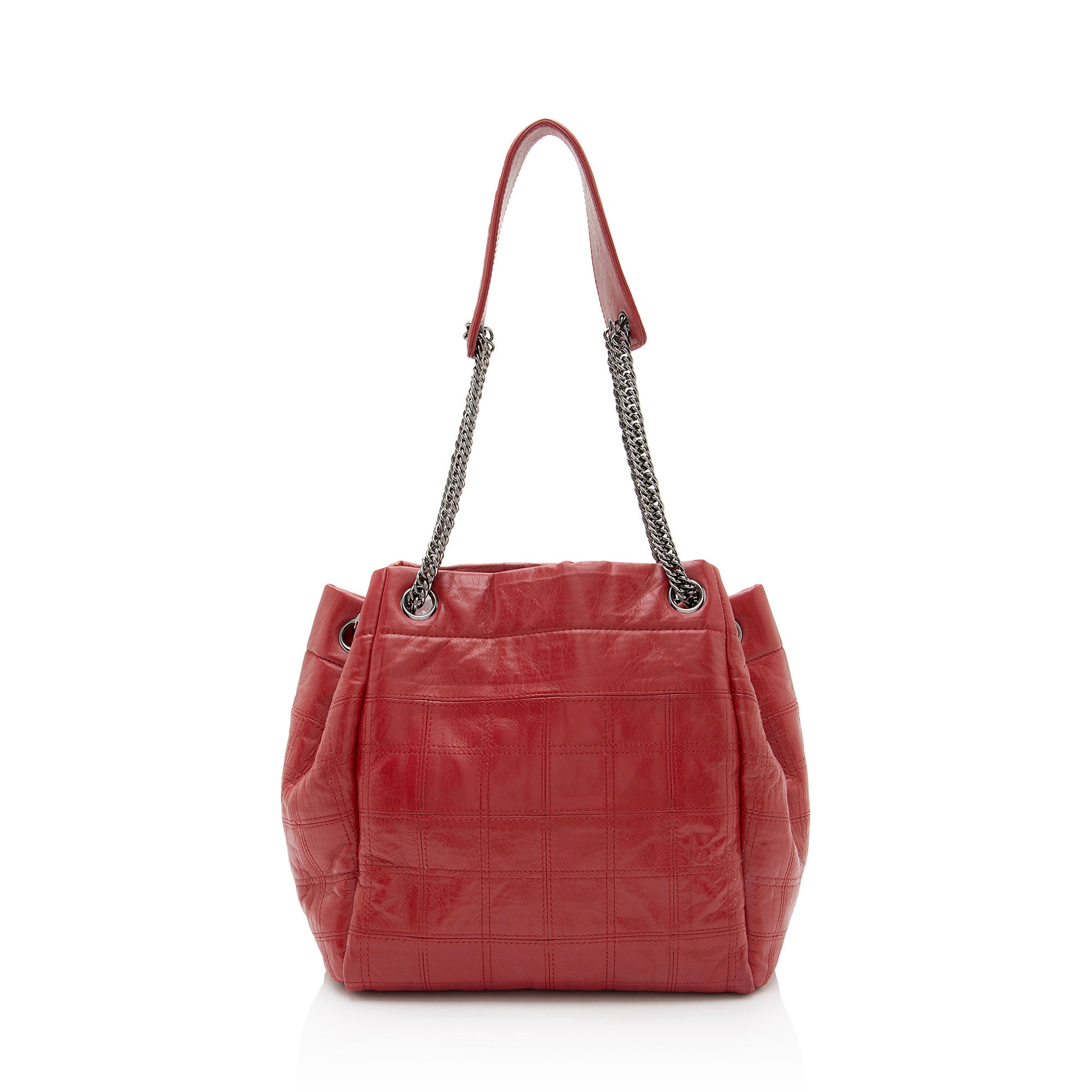 Chanel Lambskin LAX Accordion Shoulder Bag (SHF-x47IxO)