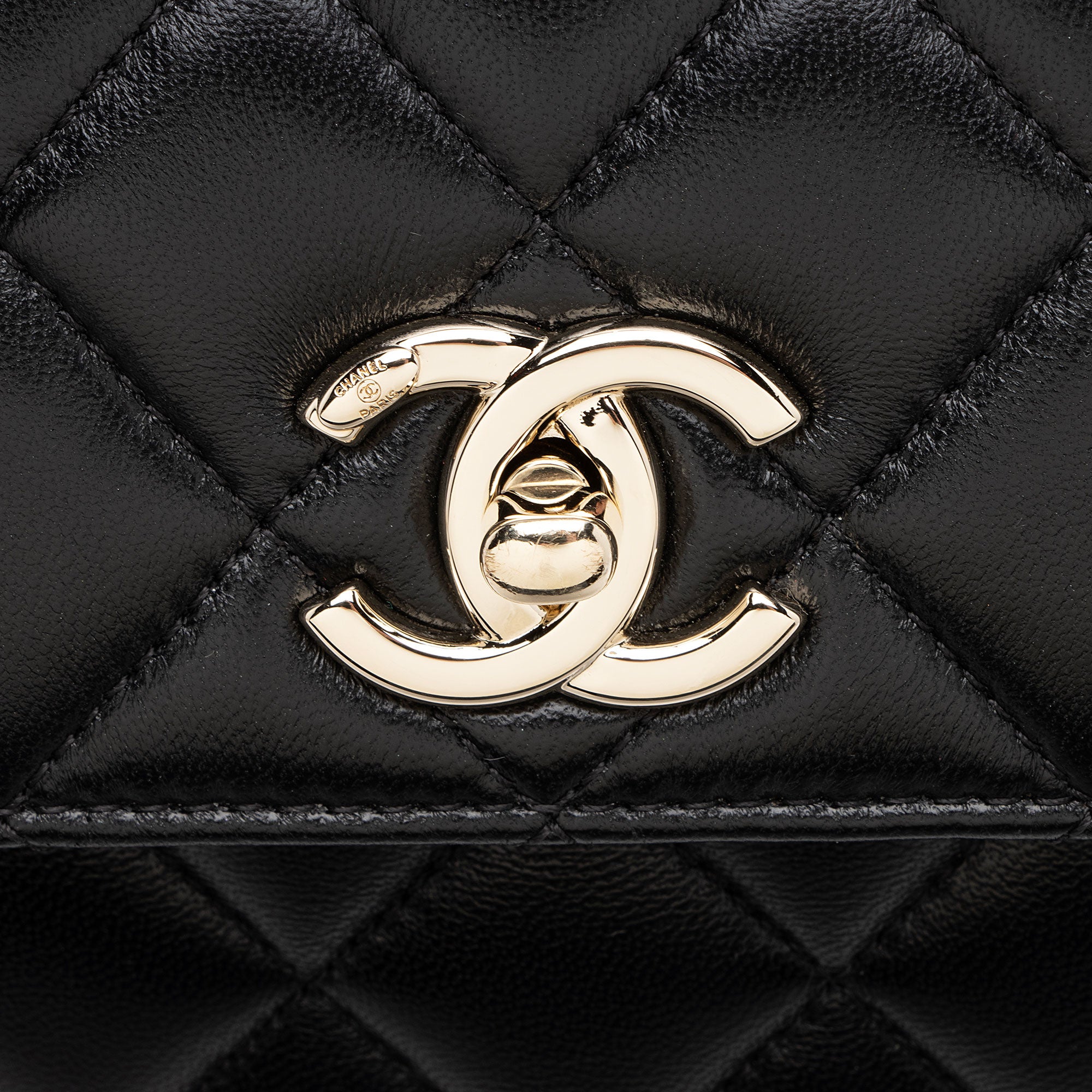 Chanel Lambskin Trendy CC Mini Top Handle