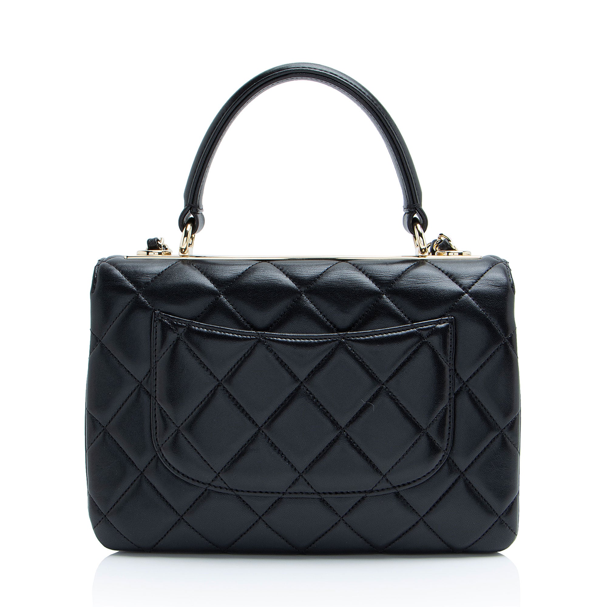 Chanel Lambskin Trendy CC Small Top Handle