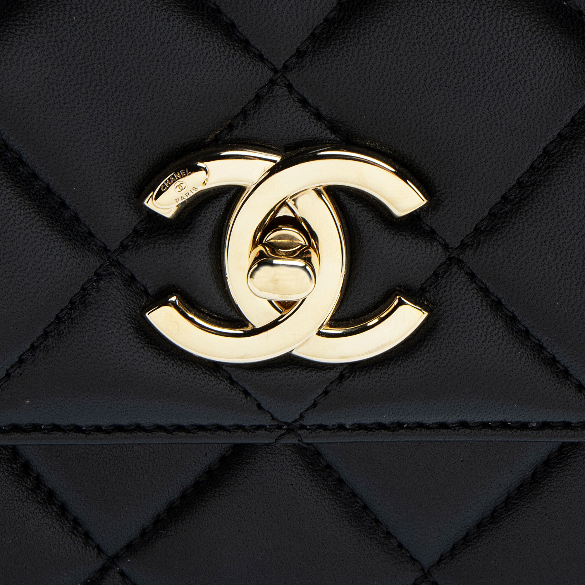 Chanel Lambskin Trendy CC Small Top Handle