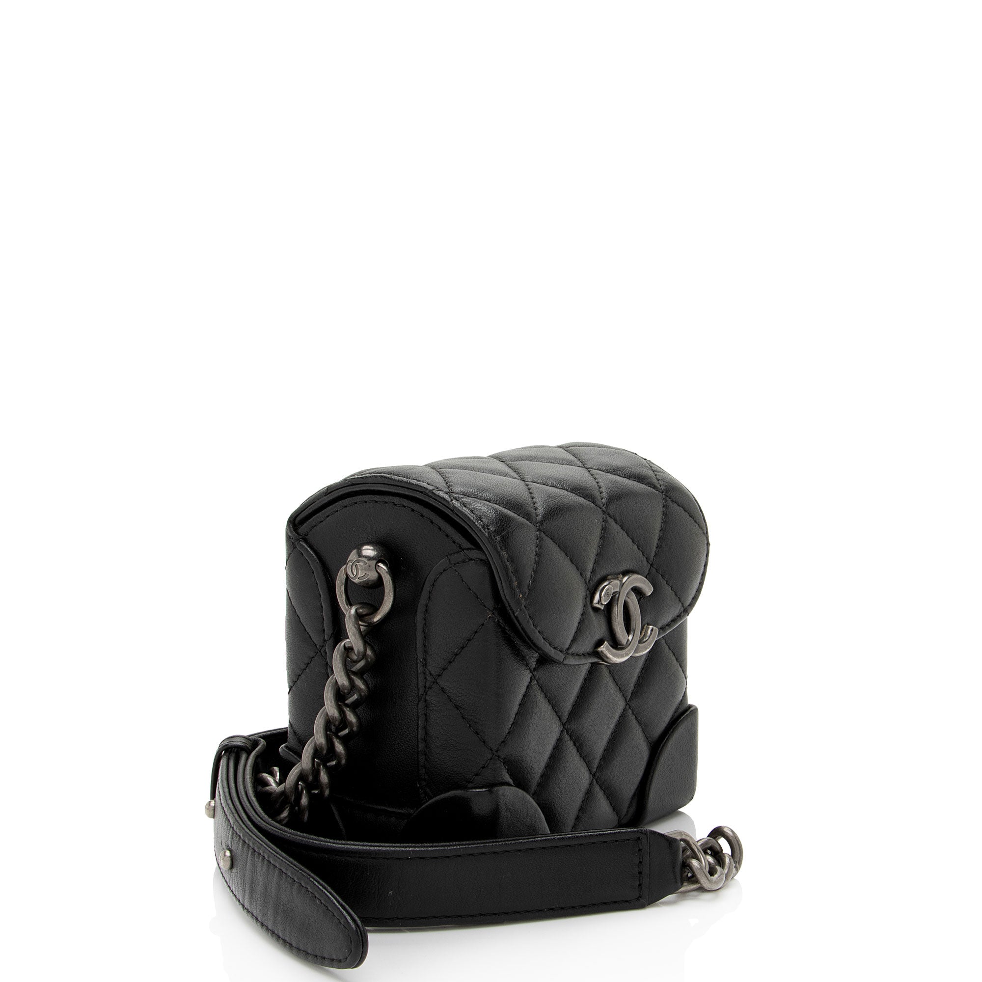 Chanel Lambskin Trunk Shoulder Bag