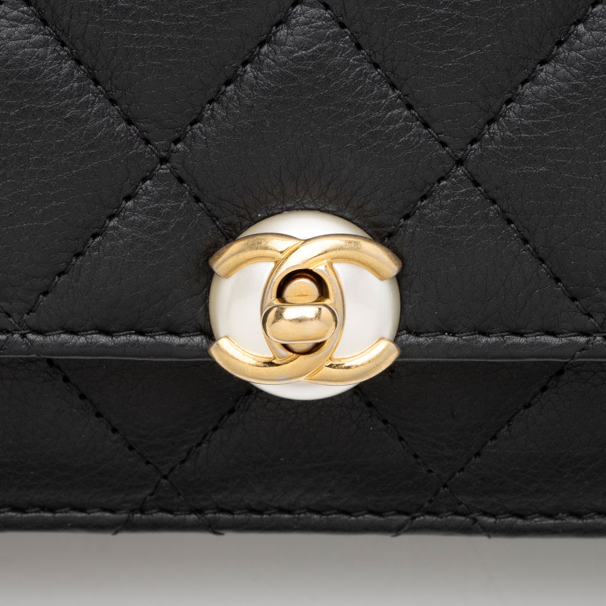 Chanel Lambskin Twist Your Buttons Wallet on Chain