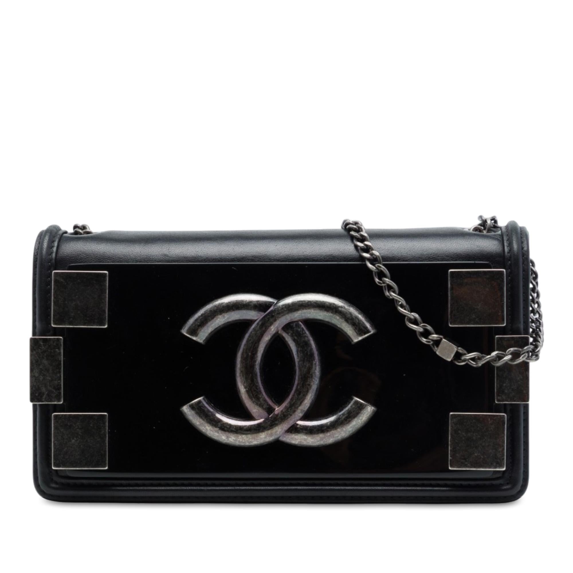 Chanel Lambskin and Acrylic Boy Brick Horizontal Flap