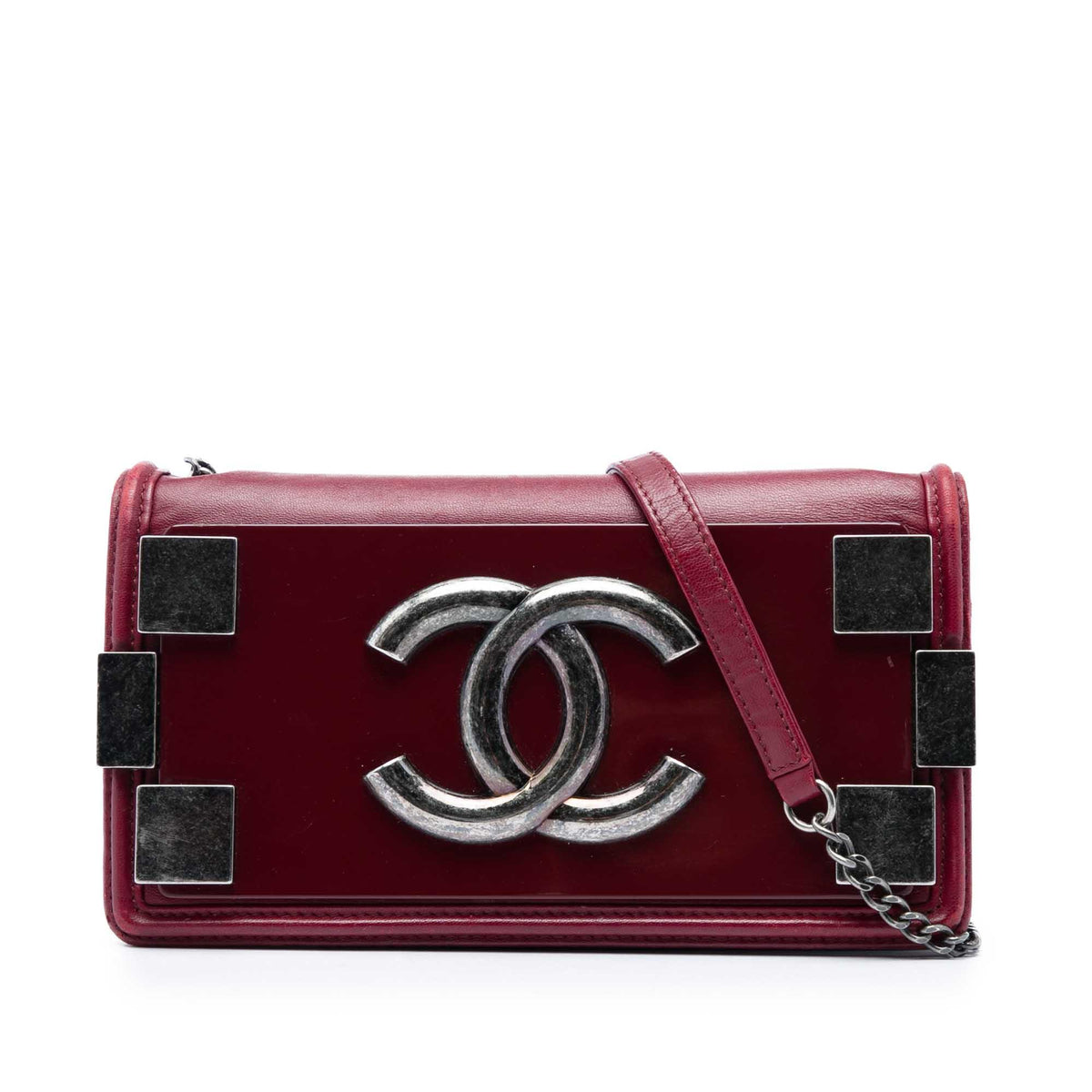 Chanel Lambskin and Acrylic Boy Brick Horizontal Flap