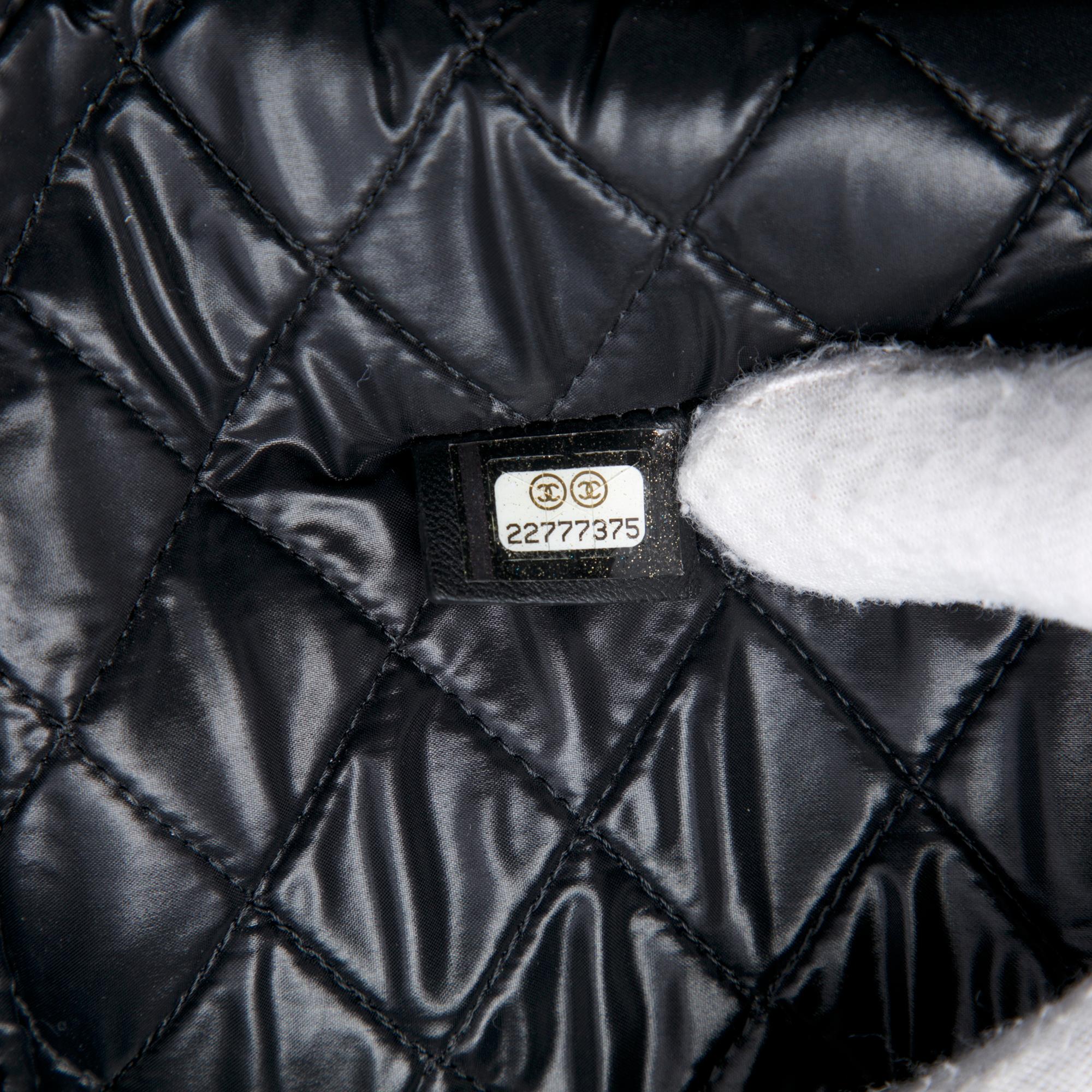 Chanel Large Bi Quilted Lambskin O Case Clutch