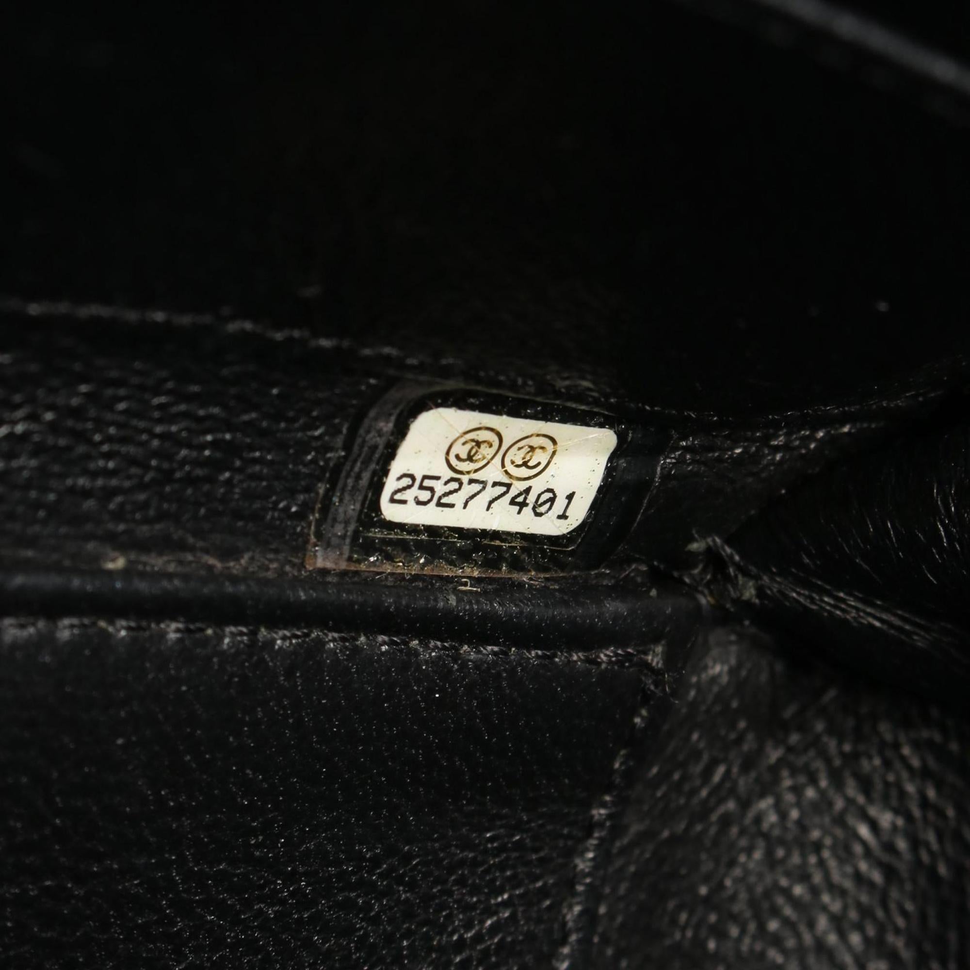 Chanel Large Caviar CC Filigree Vanity Case