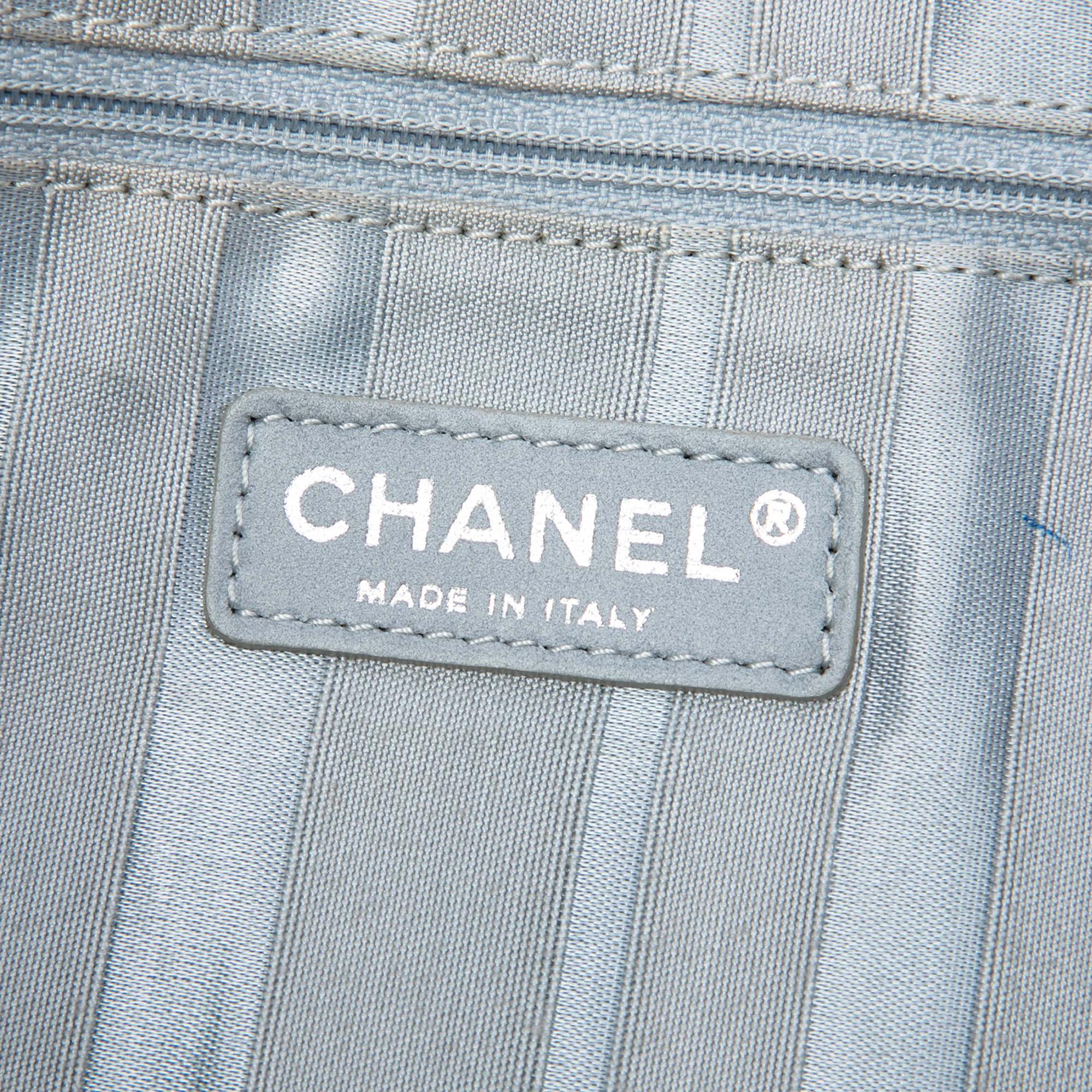 Chanel Large Denim CC Disc Bon Bon Tote