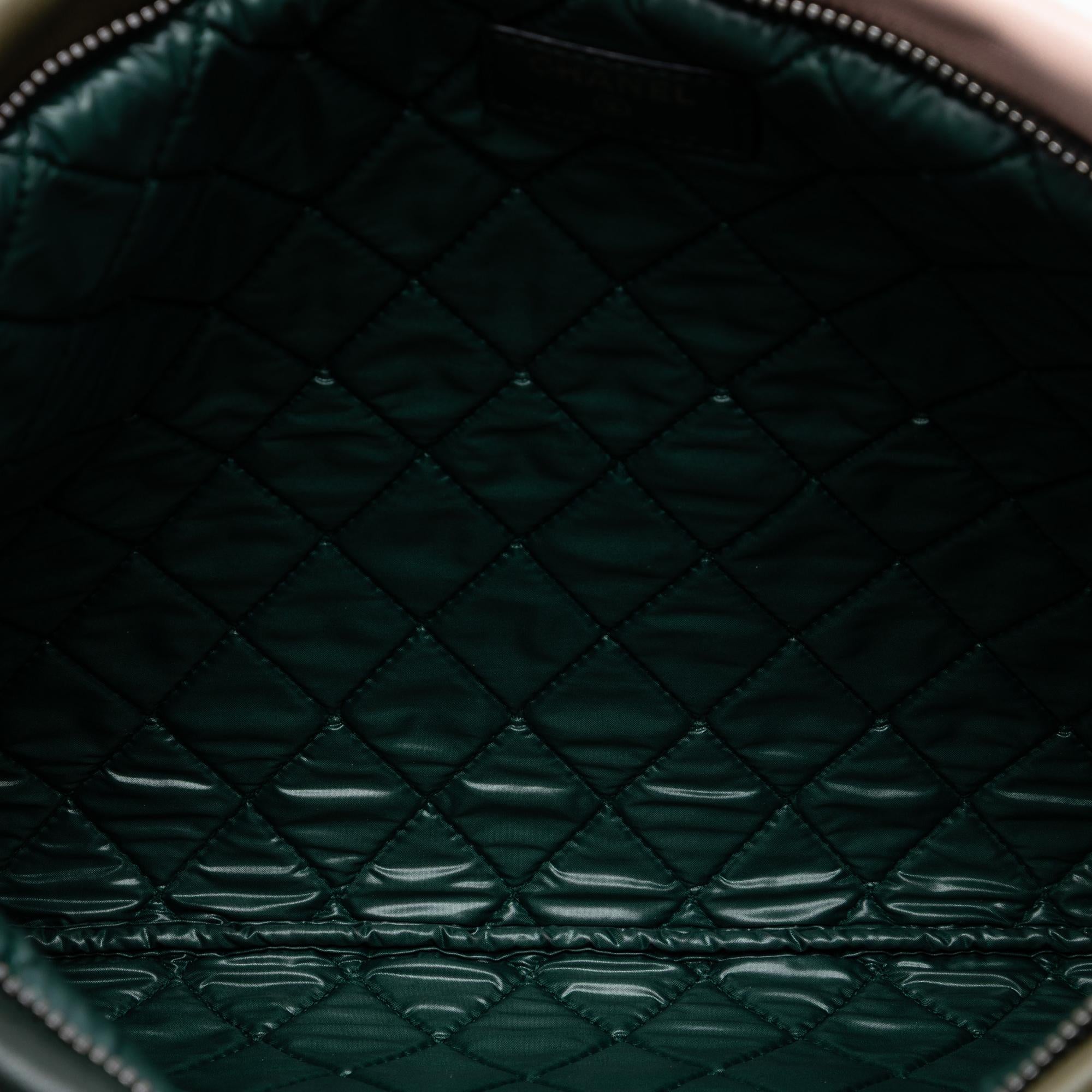 Chanel Large Lambskin Colorblock Patchwork O Case