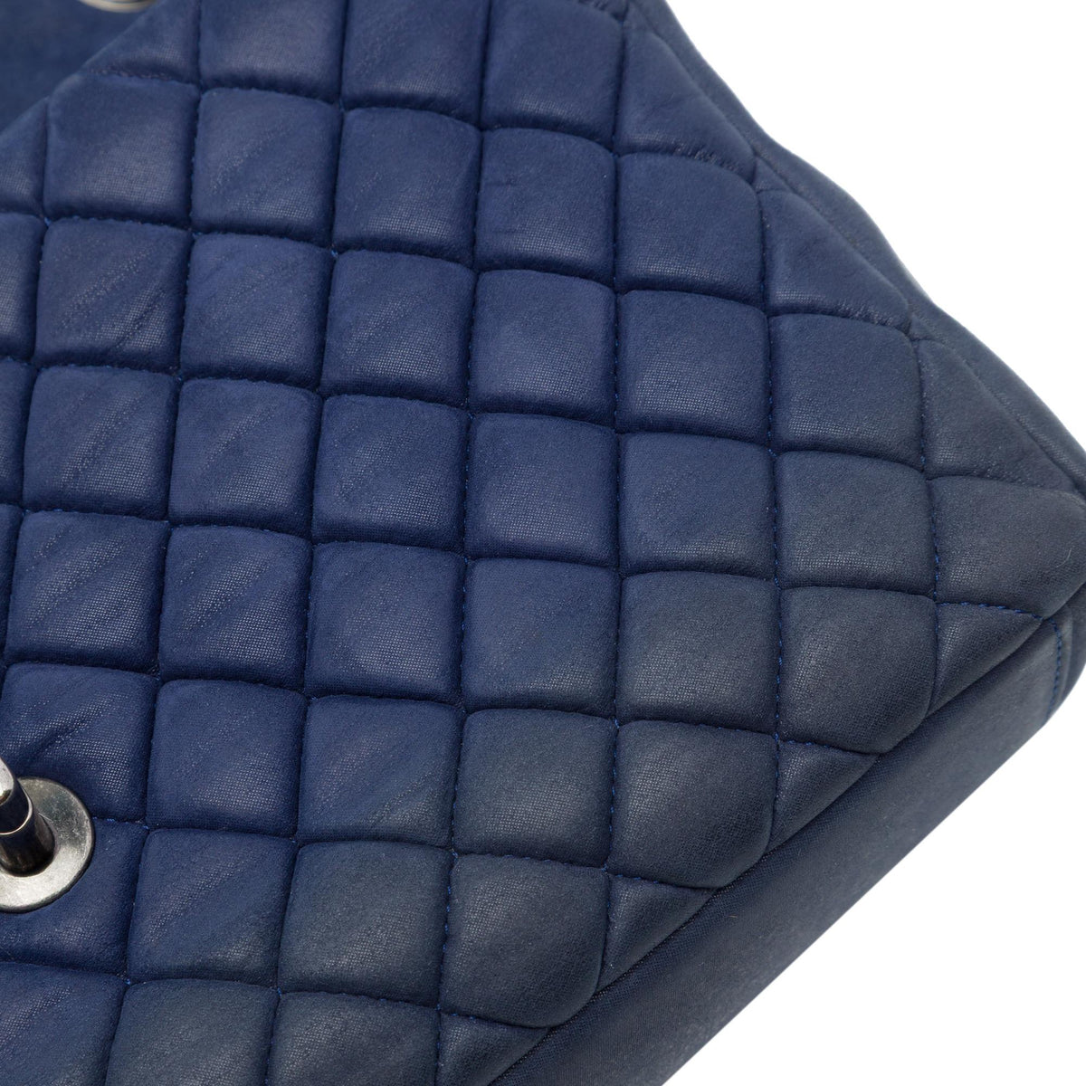 Chanel Large Quilted Iridescent Calfskin New Bubble Flap