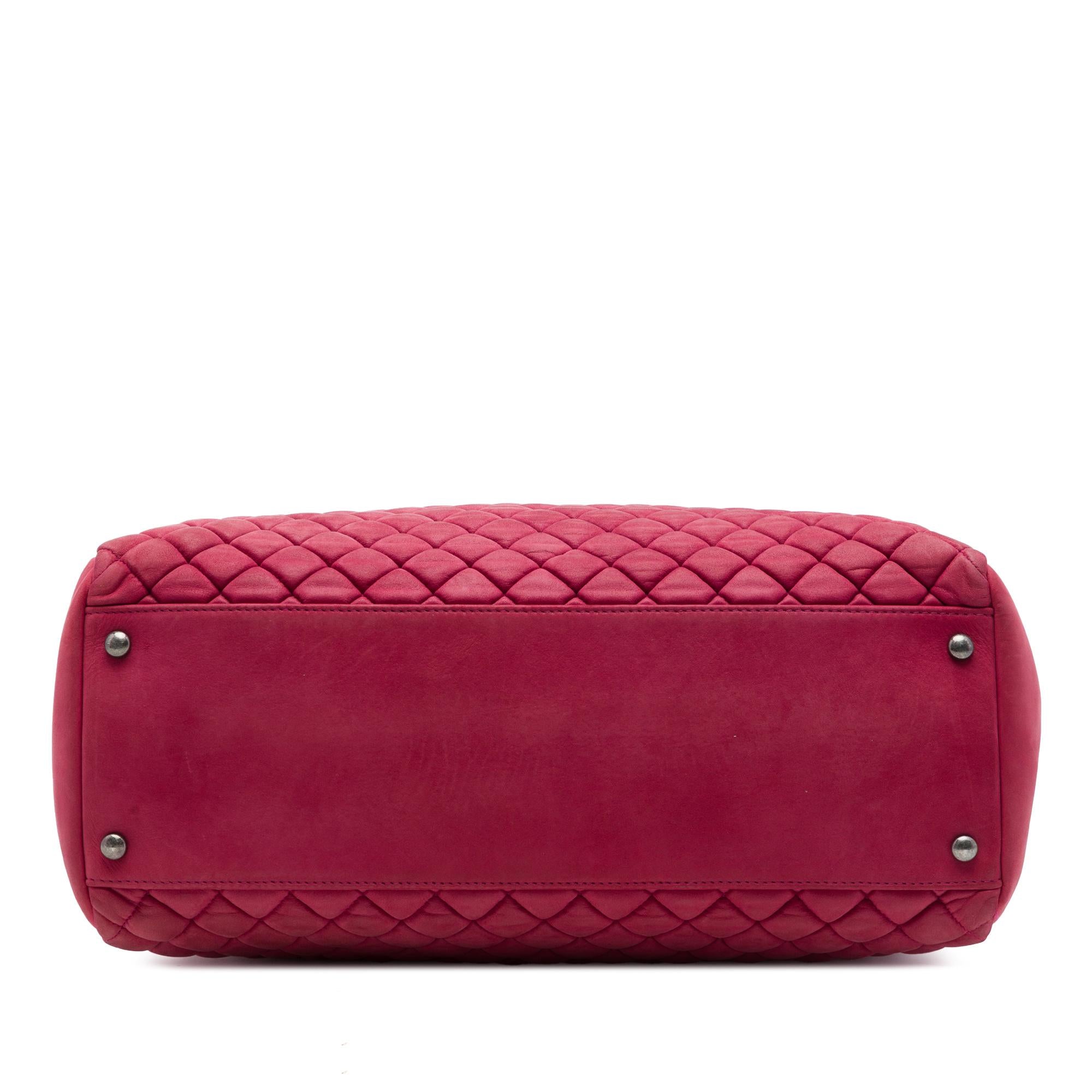 Chanel Large Quilted Iridescent Calfskin New Bubble Tote
