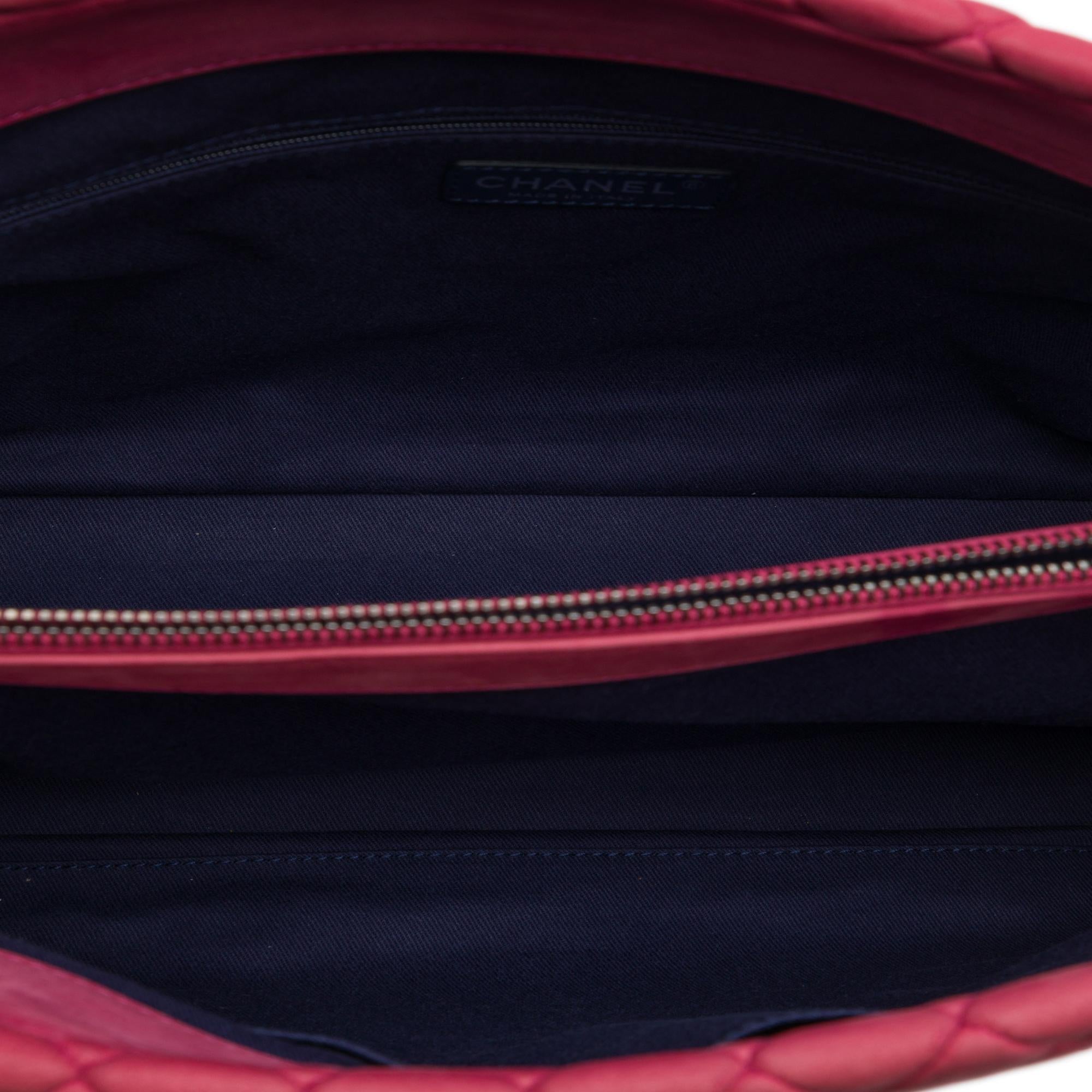 Chanel Large Quilted Iridescent Calfskin New Bubble Tote