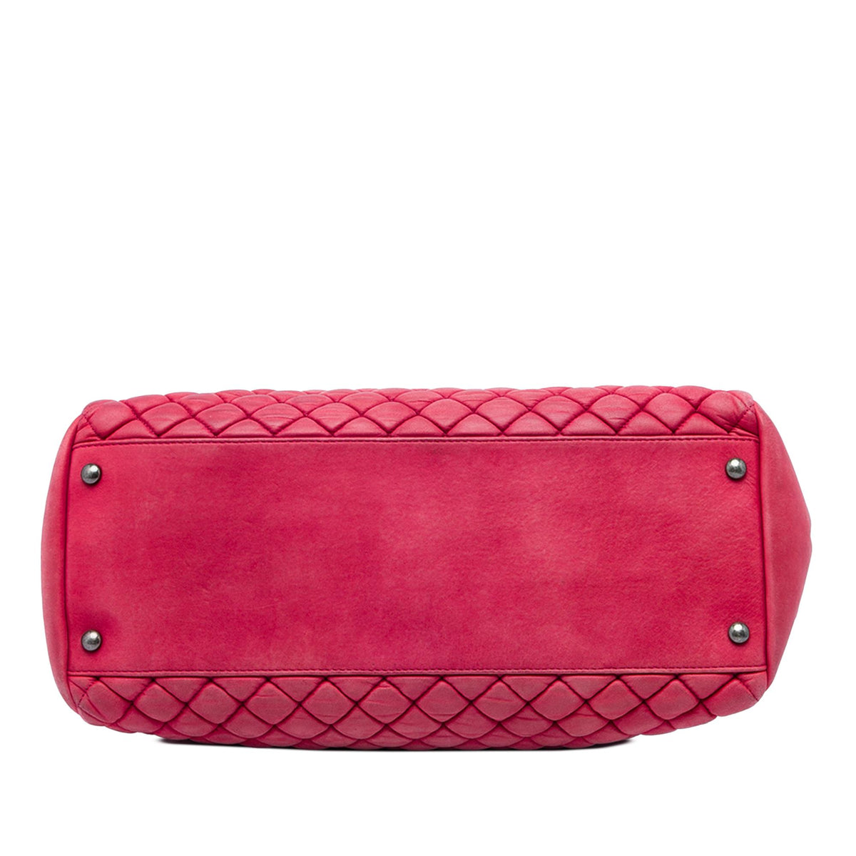 Chanel Large Quilted Lambskin Just Mademoiselle Bowling Bag