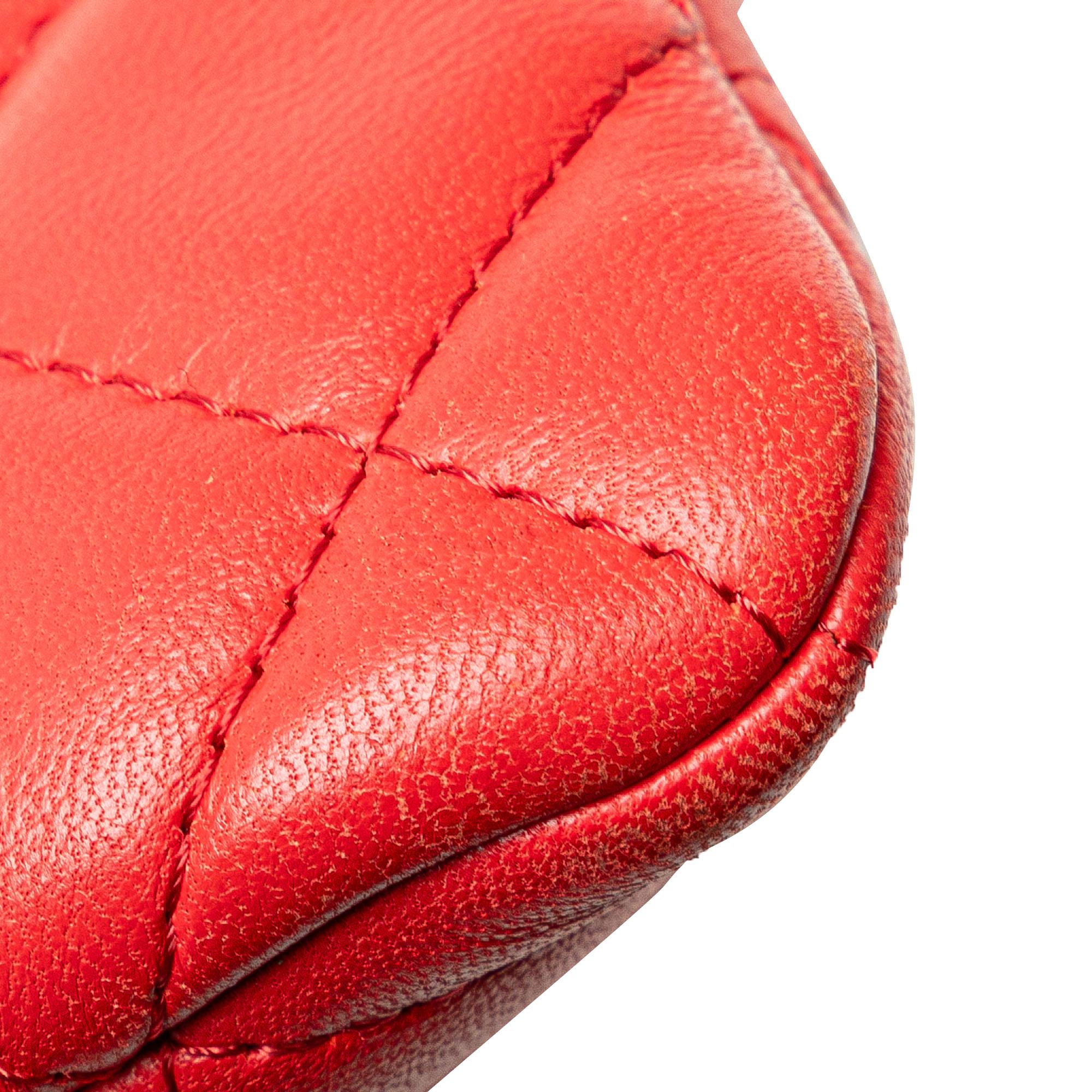 Chanel Large Quilted Lambskin O Case Clutch