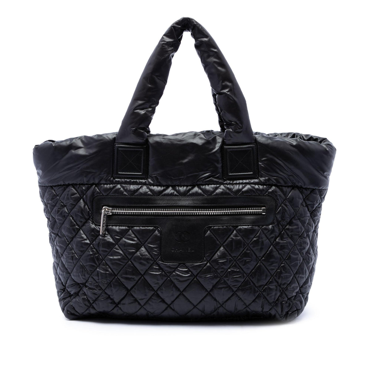 Chanel Large Quilted Nylon Reversible Coco Cocoon Tote