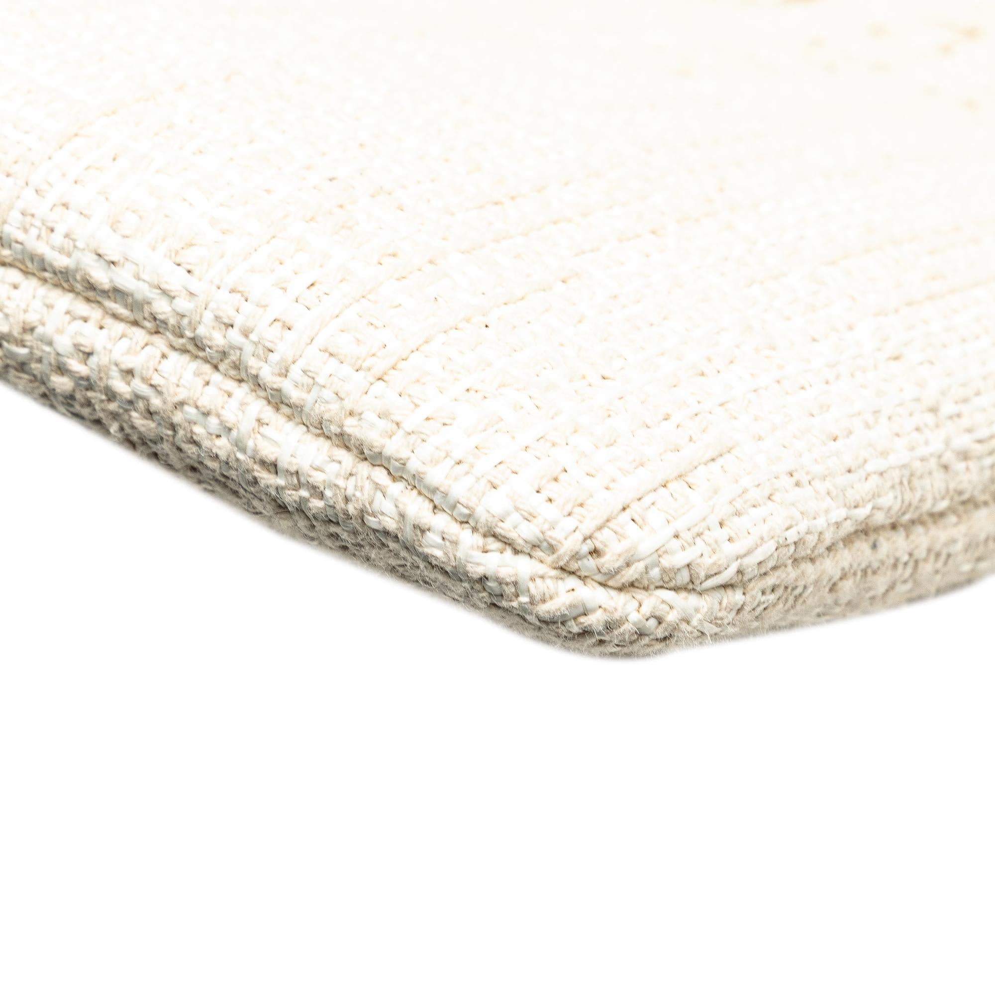 Chanel Large Raffia Deauville O Case Clutch