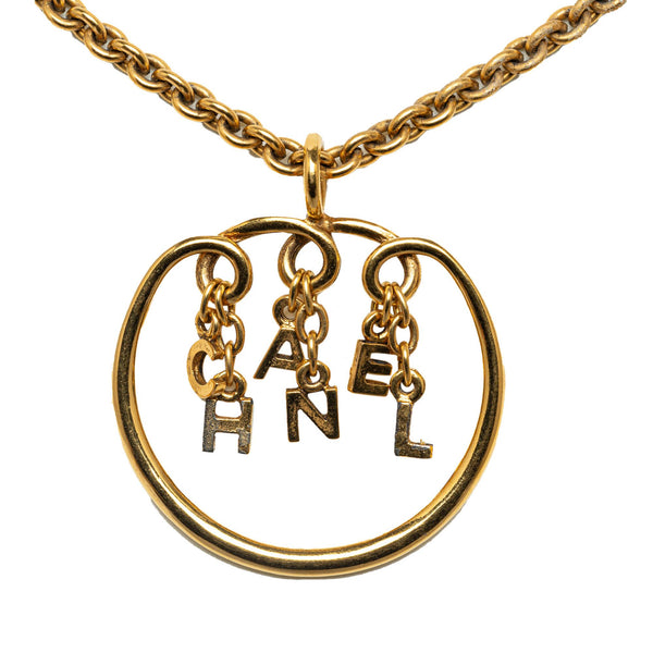 Chanel Letter Chain Pendant Necklace (SHG-sOgifX)