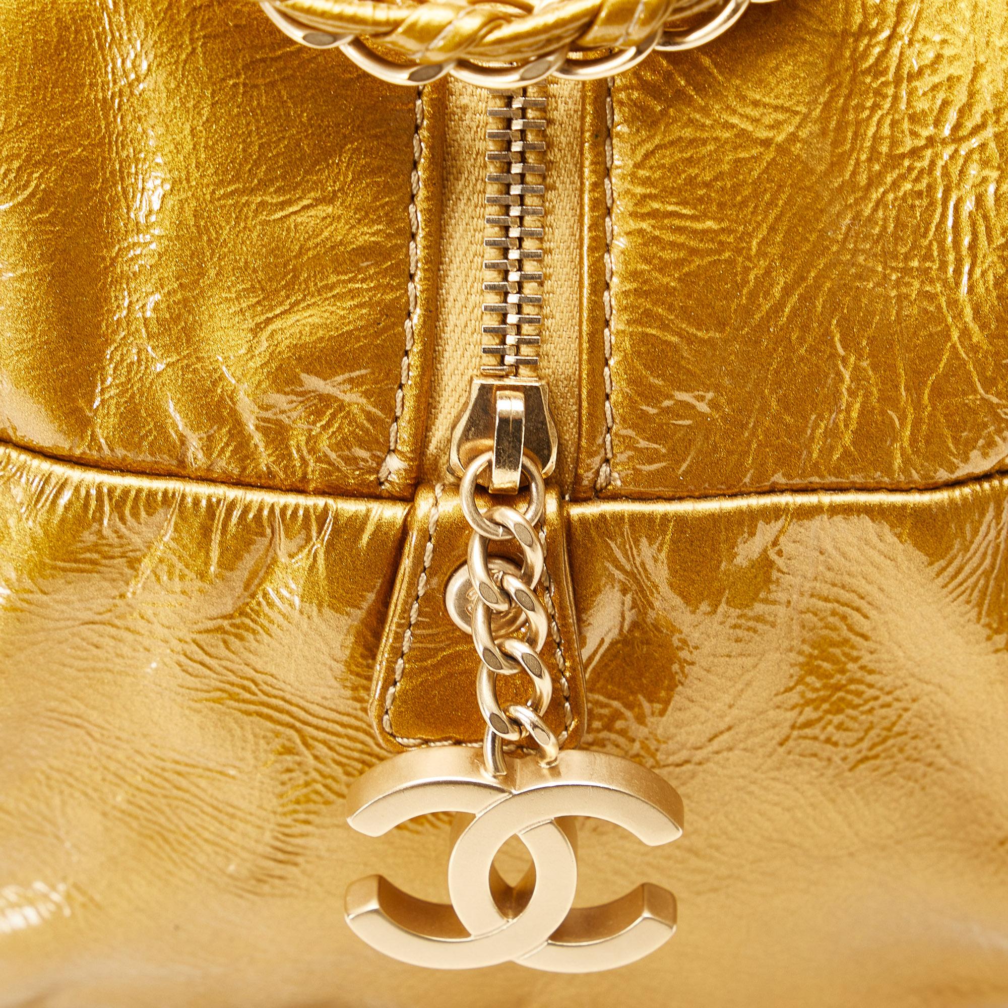 Chanel Luxe Ligne Bowler Bag (SHG-PphpRs)