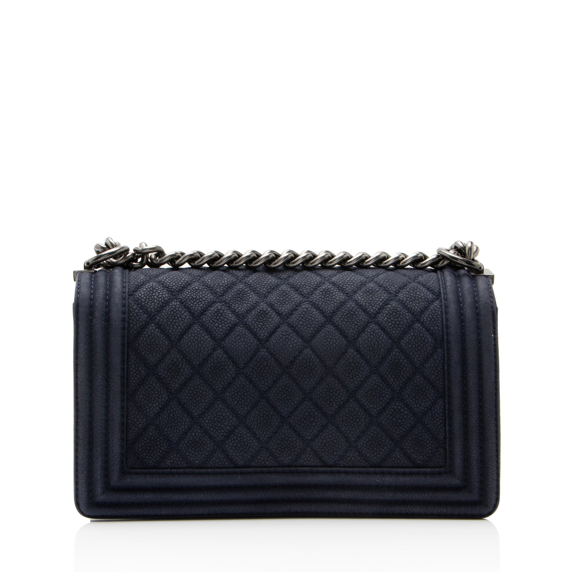 Chanel Matte Caviar Old Medium Boy Bag