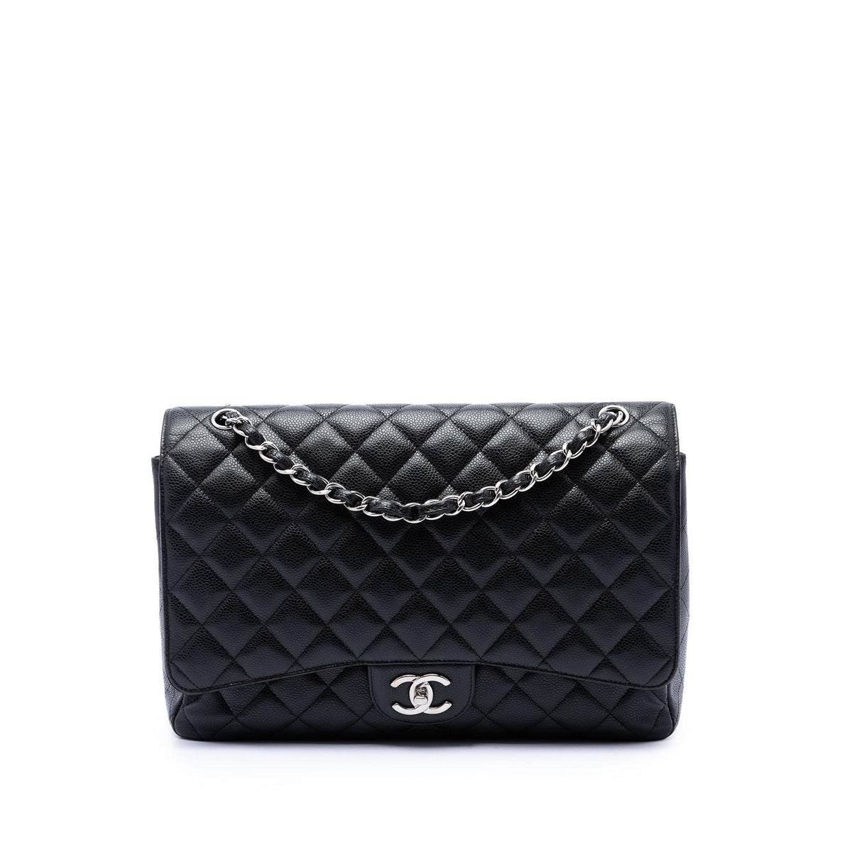 Chanel Maxi Classic Caviar Double Flap