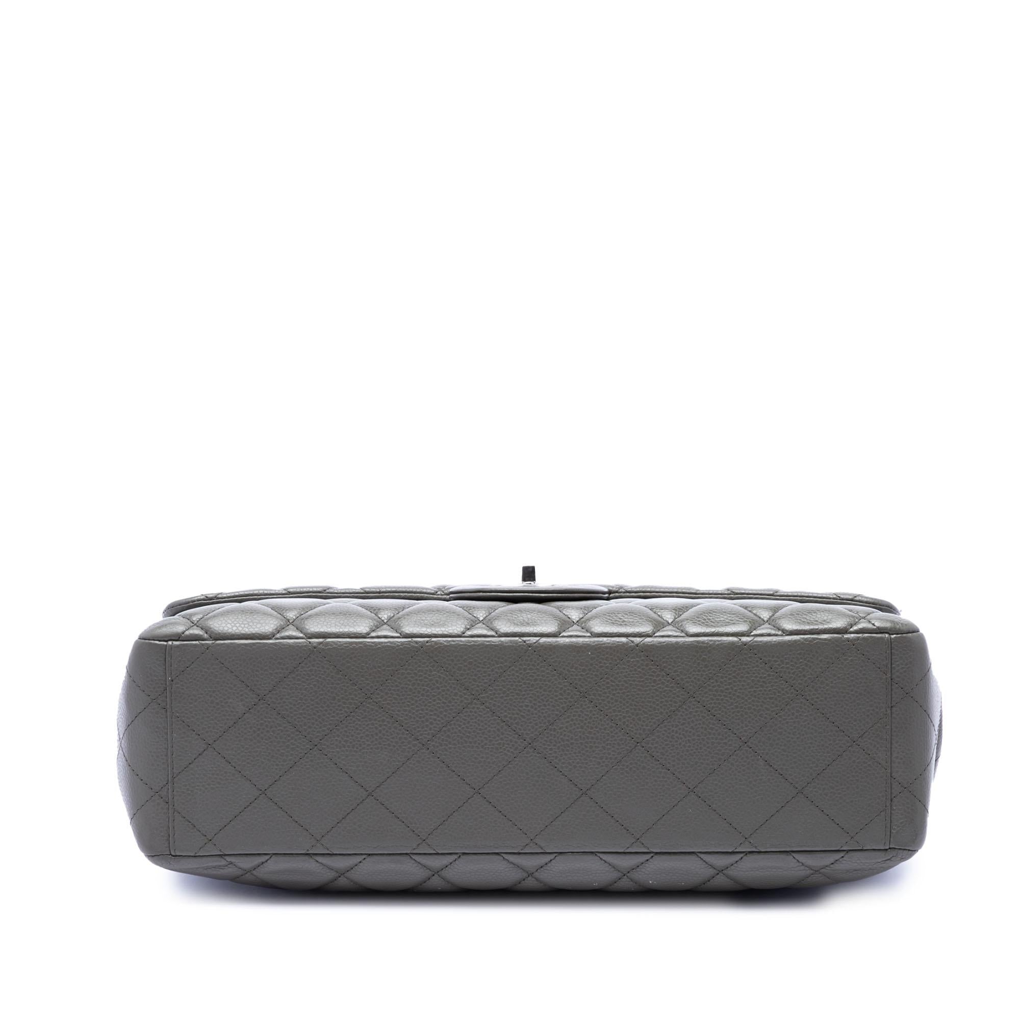Chanel Maxi Classic Caviar Single Flap
