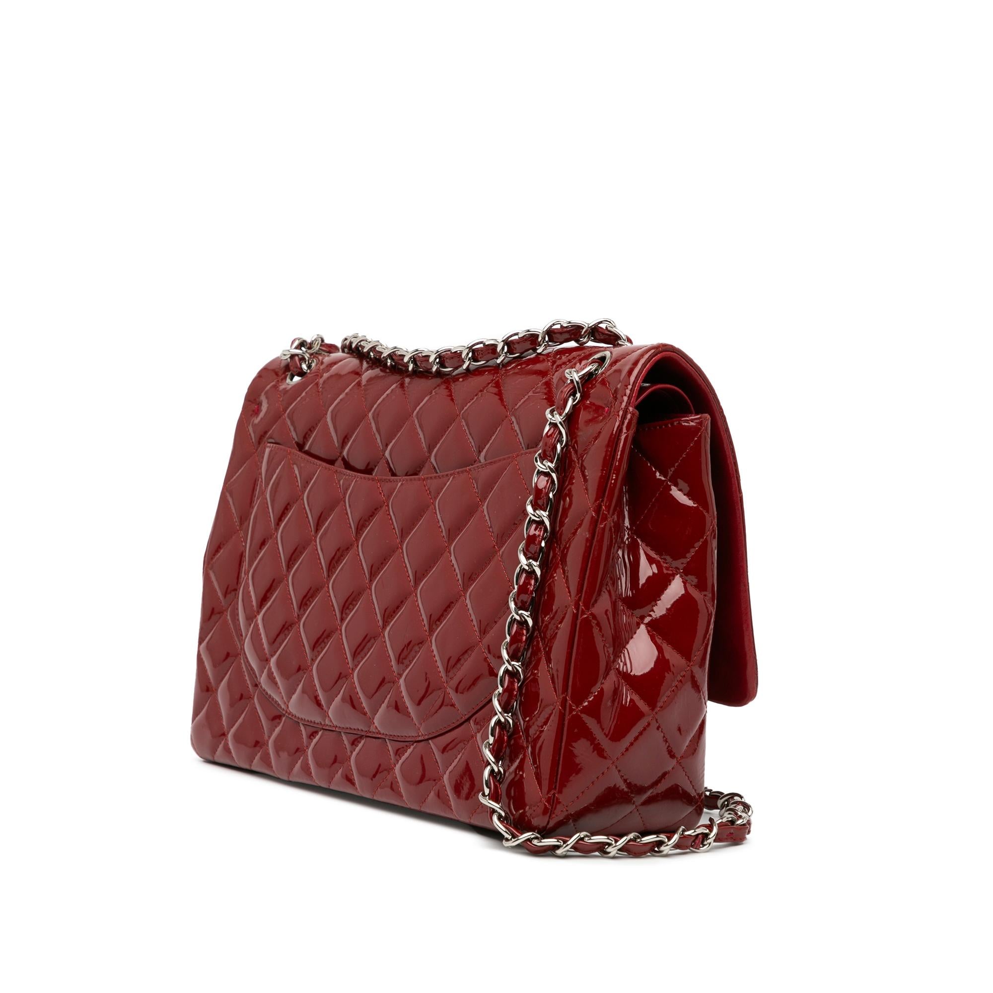 Chanel Maxi Classic Patent Double Flap (SHG-8hzTAy)