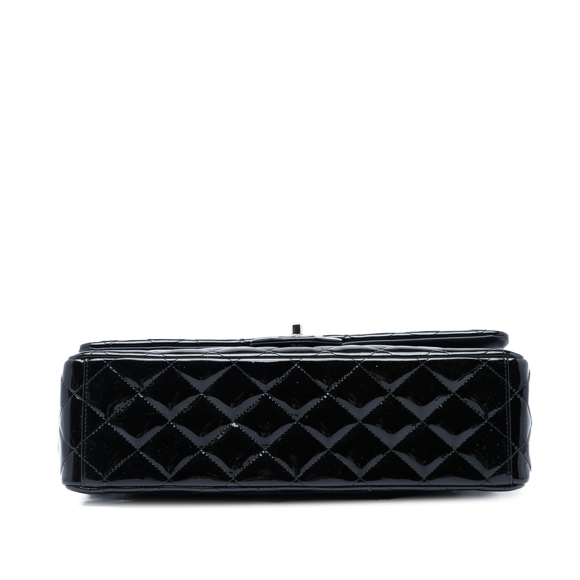 Chanel Maxi Classic Patent Double Flap