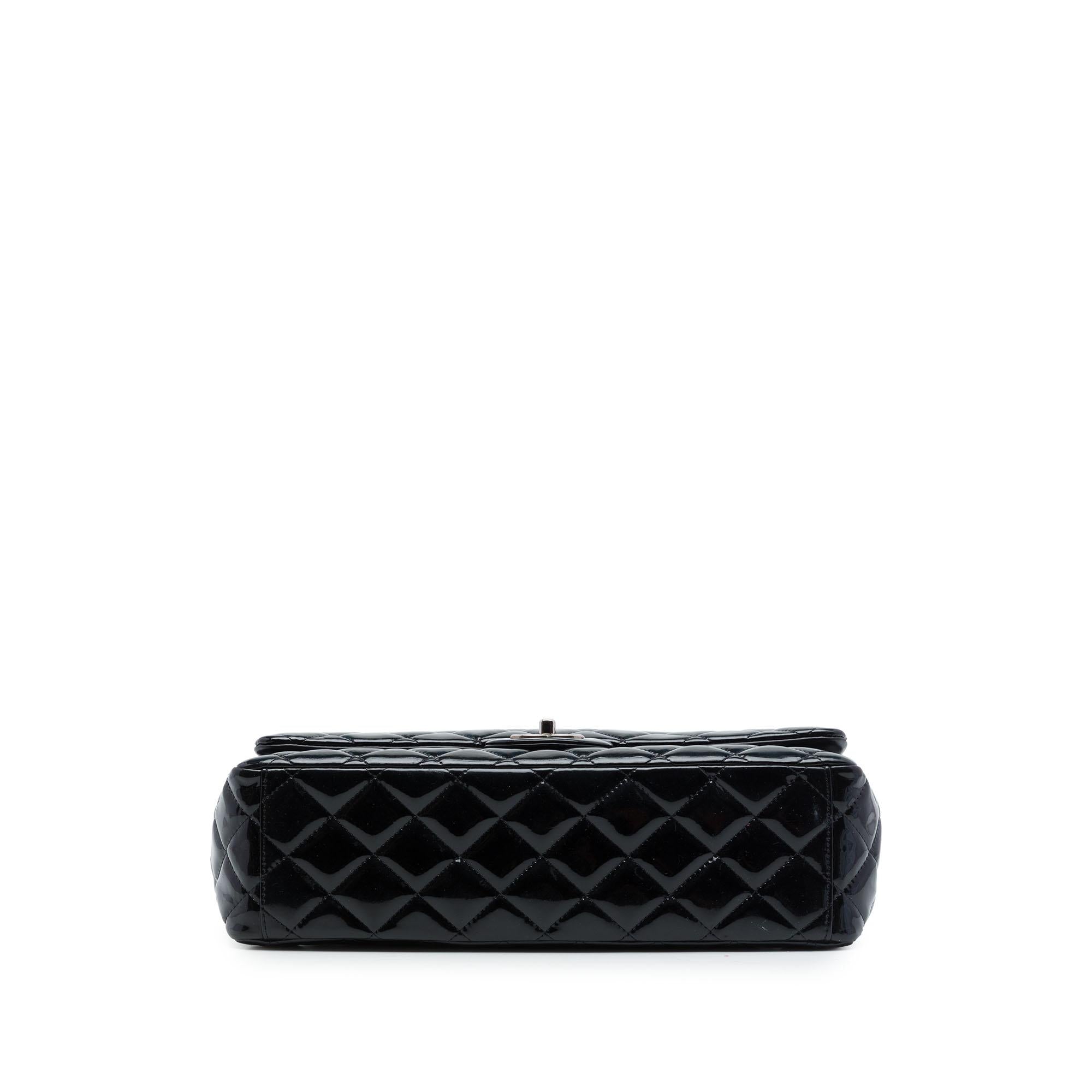 Chanel Maxi Classic Patent Double Flap