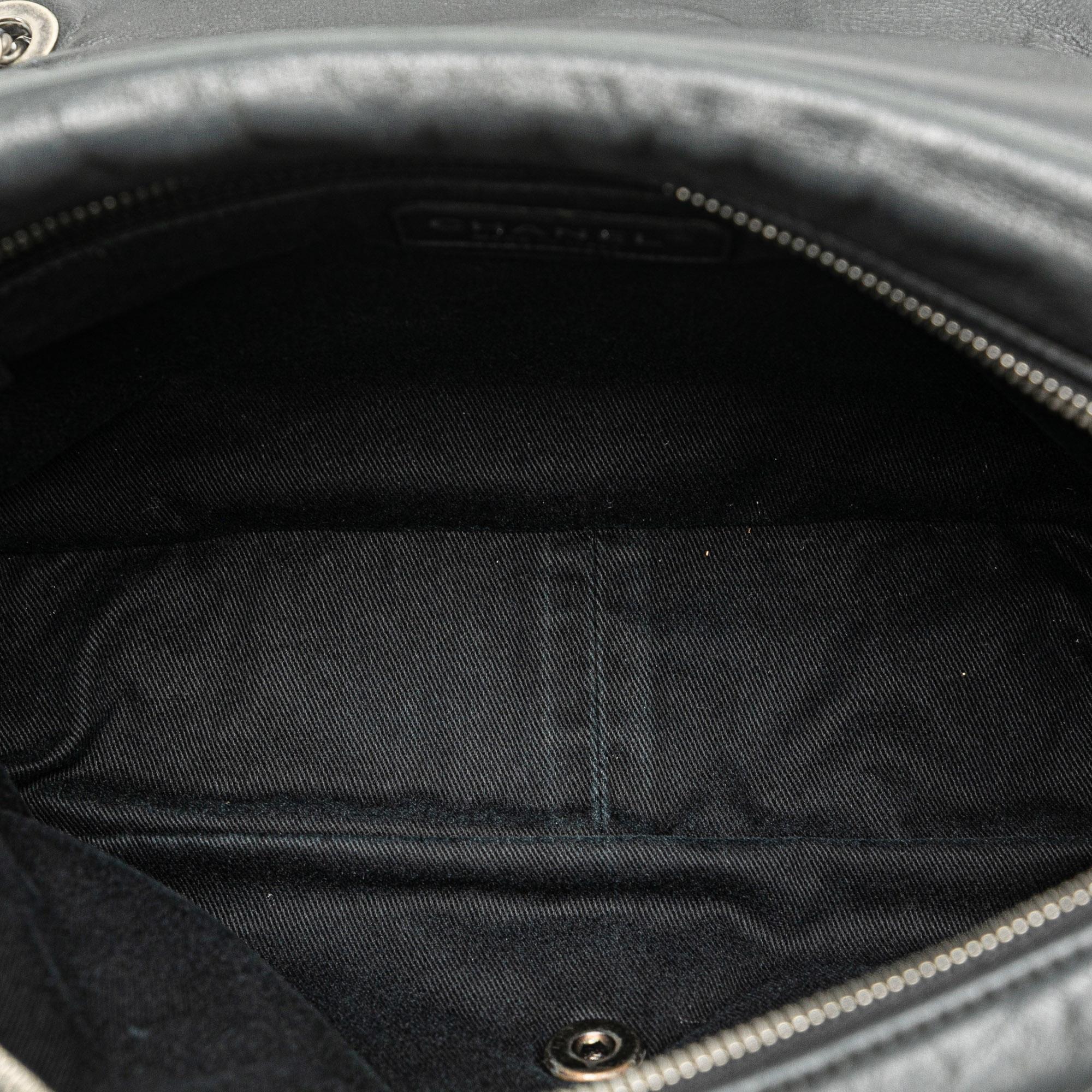 Chanel Medium Aged Calfskin In The Mix Zip Flap