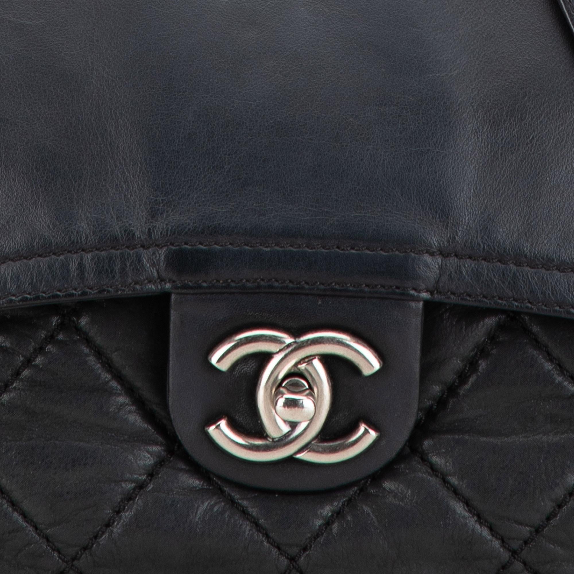 Chanel Medium Aged Calfskin In The Mix Zip Flap