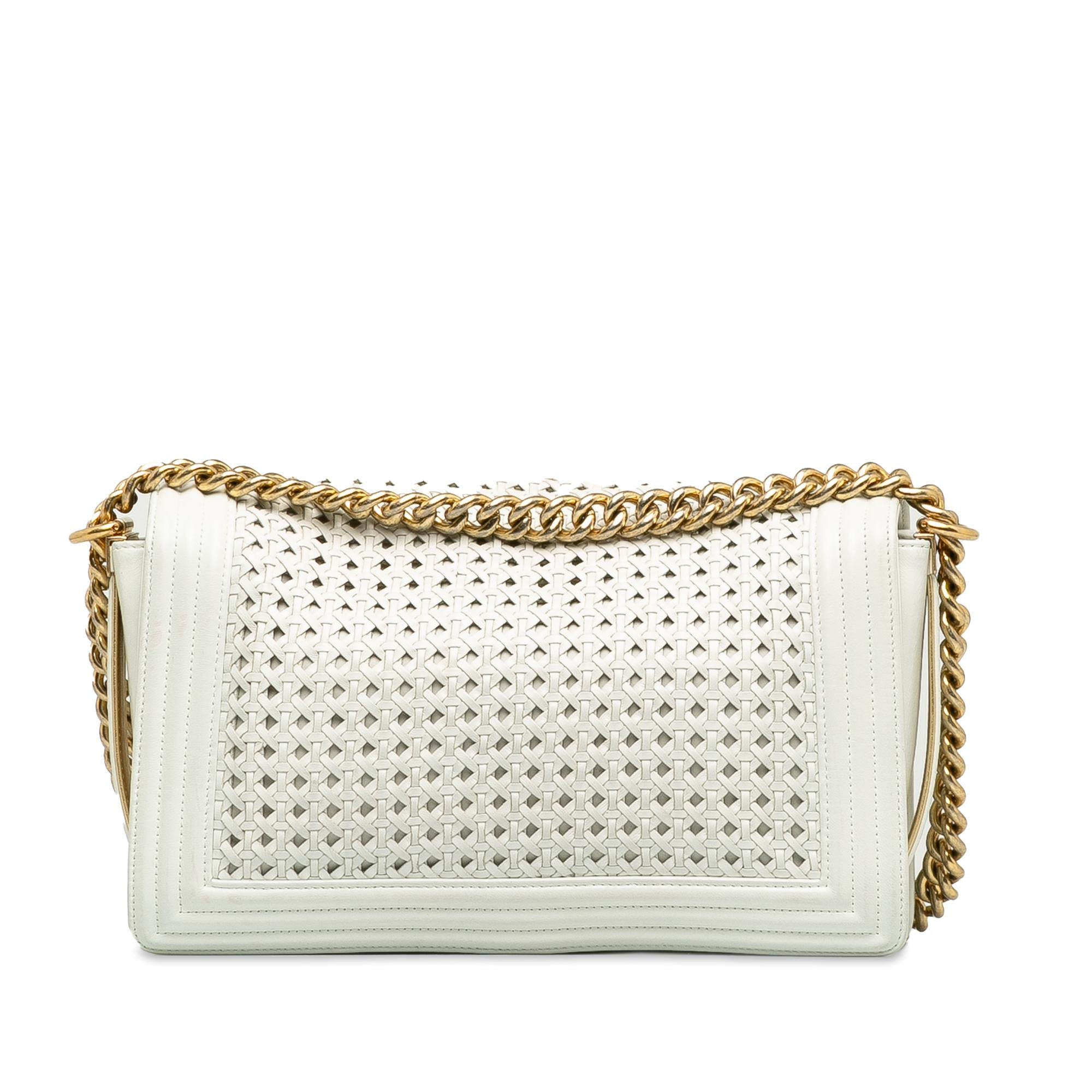 Chanel Medium Braided Lambskin Boy (SHG-6OVxYi)