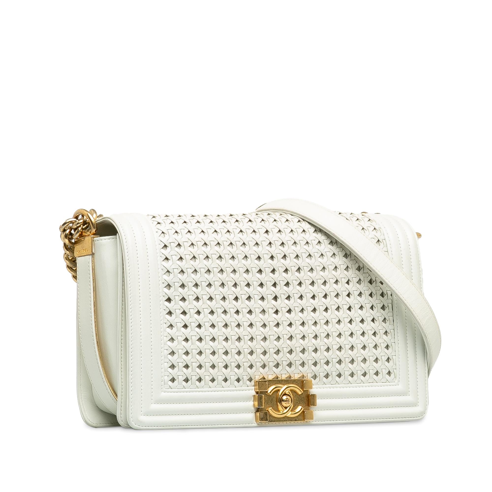 Chanel Medium Braided Lambskin Boy (SHG-6OVxYi)