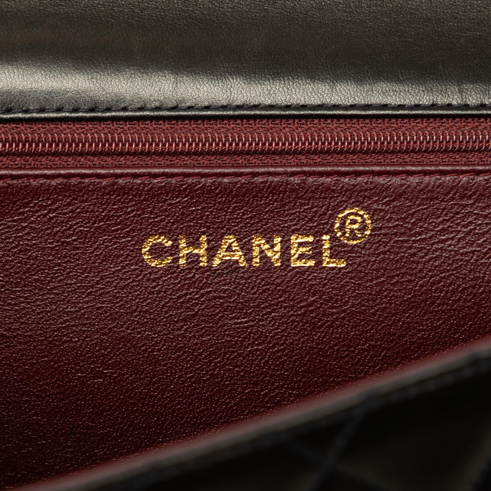 Chanel Medium CC Quilted Lambskin Single Flap