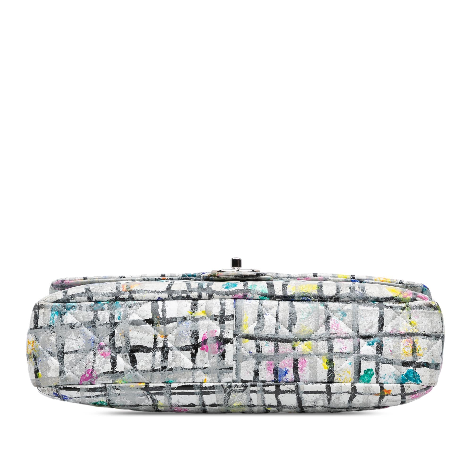 Chanel Medium Calfskin Hand Painted Graffiti Flap