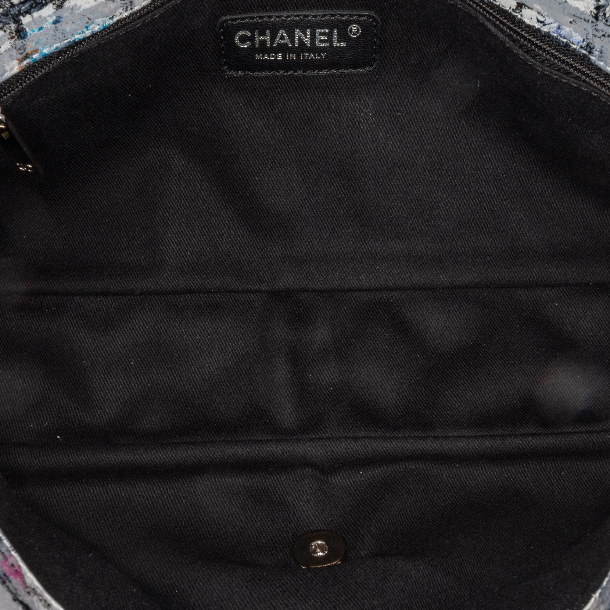 Chanel Medium Calfskin Hand Painted Graffiti Flap