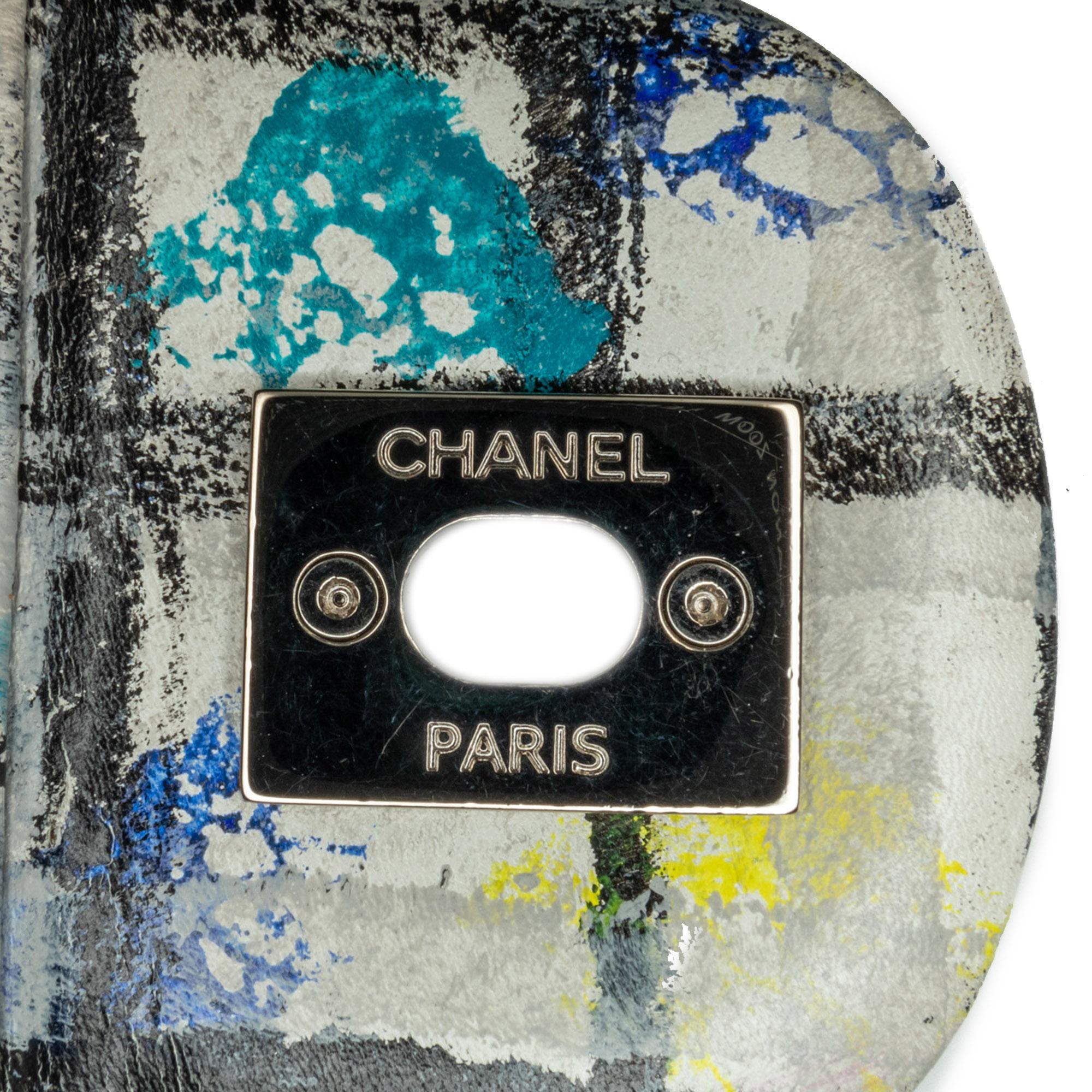 Chanel Medium Calfskin Hand Painted Graffiti Flap