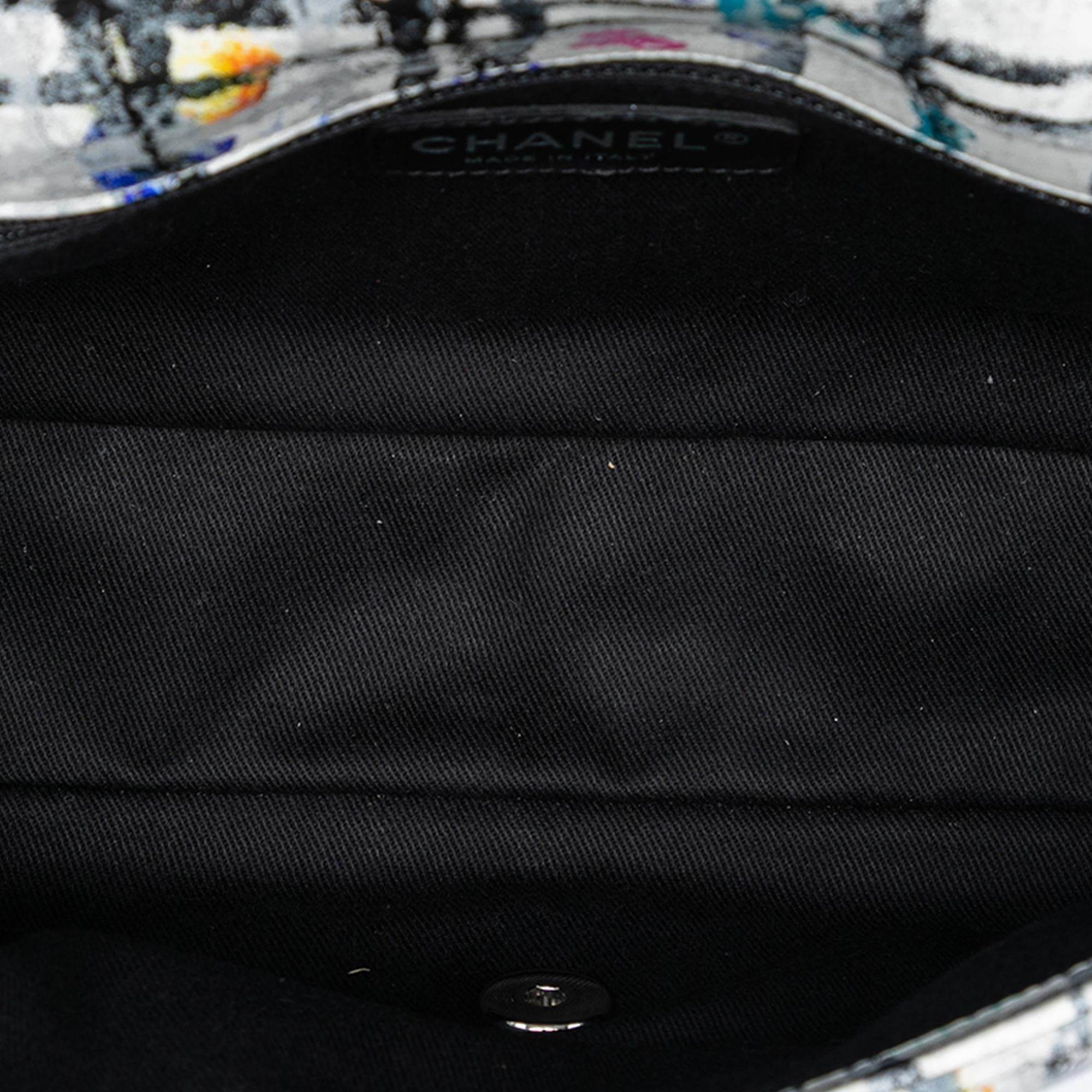 Chanel Medium Calfskin Hand Painted Graffiti Flap