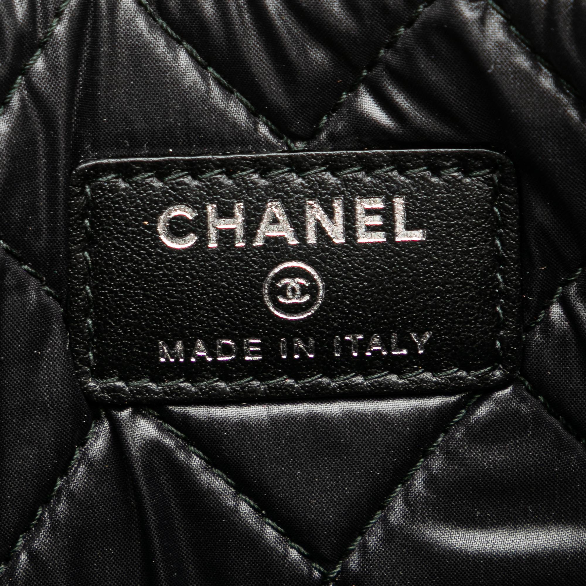 Chanel Medium Caviar Deauville Studded O Case Clutch